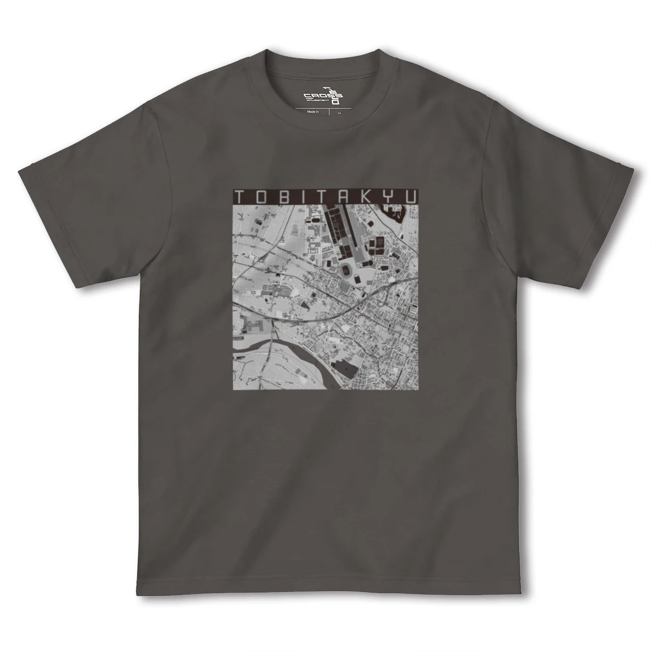 【飛田給(東京都)】地図柄ヘビーウェイトTシャツ