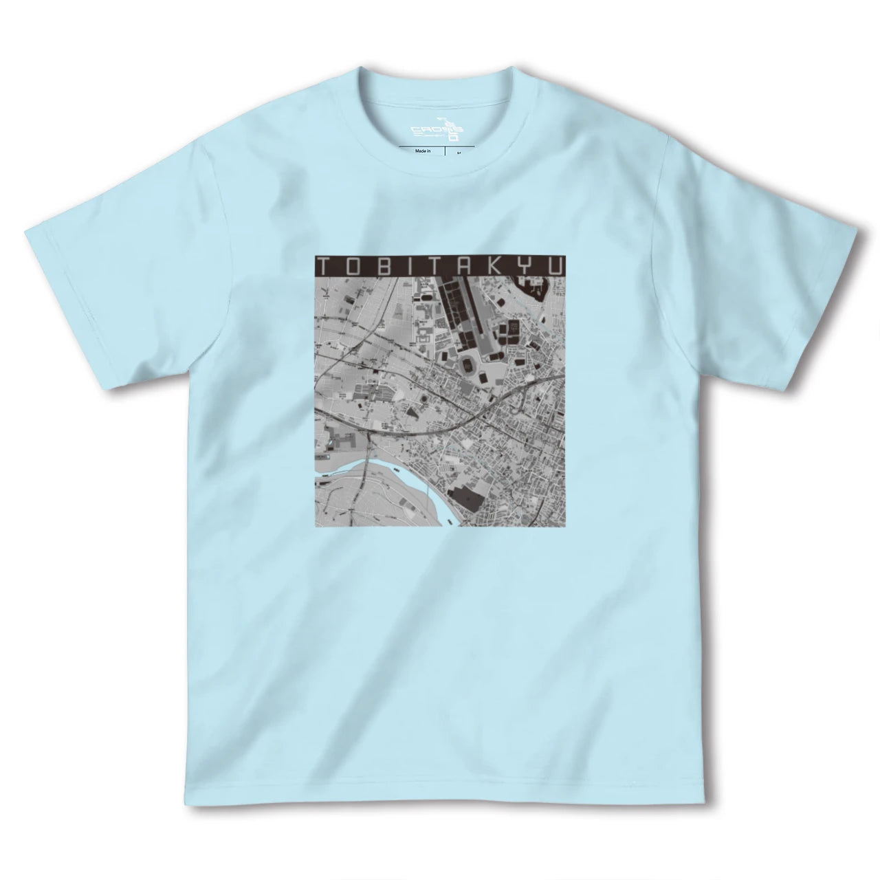 【飛田給(東京都)】地図柄ヘビーウェイトTシャツ