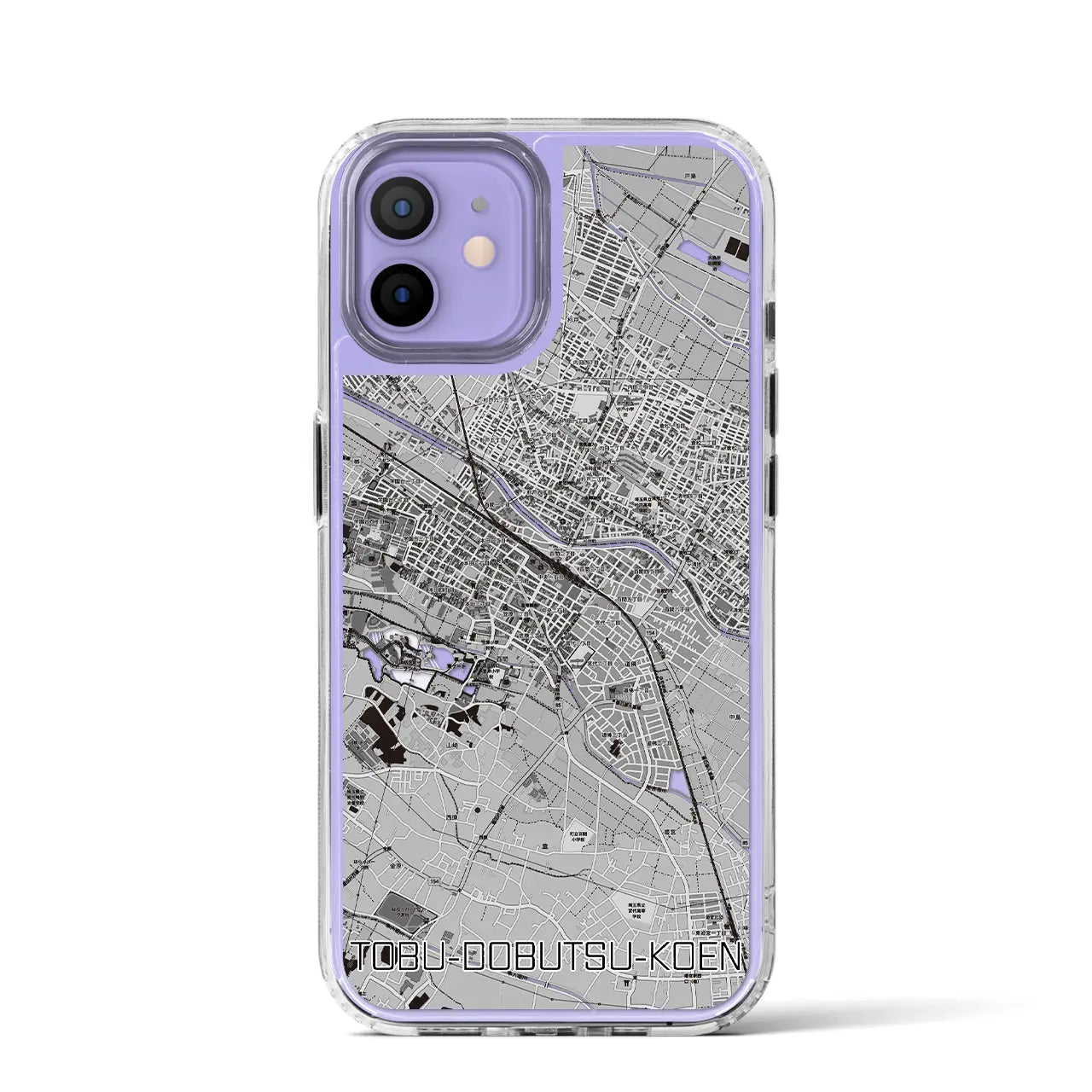 【東武動物公園(埼玉県)】地図柄iPhoneケース(MagSafeタイプ)