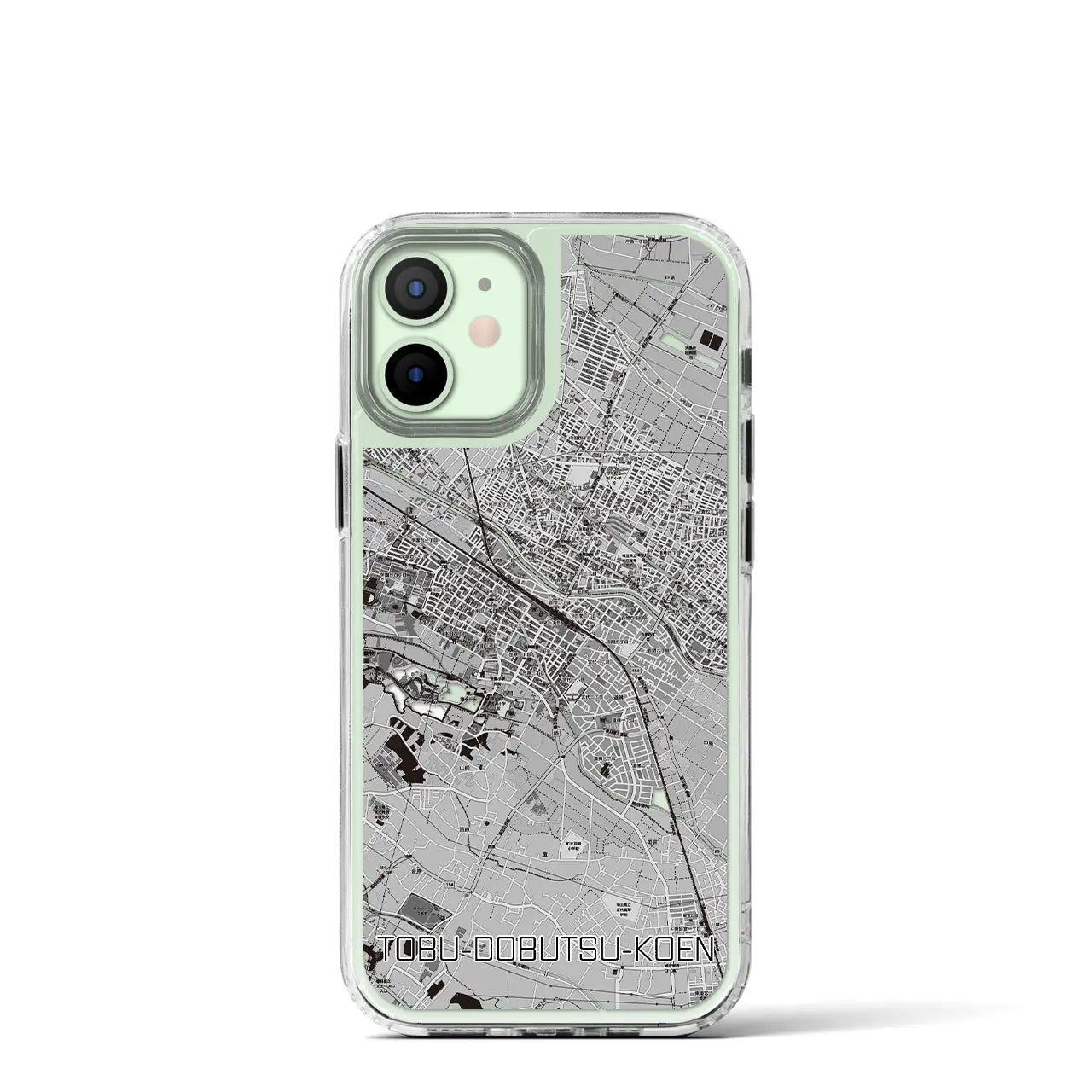 【東武動物公園(埼玉県)】地図柄iPhoneケース(MagSafeタイプ)