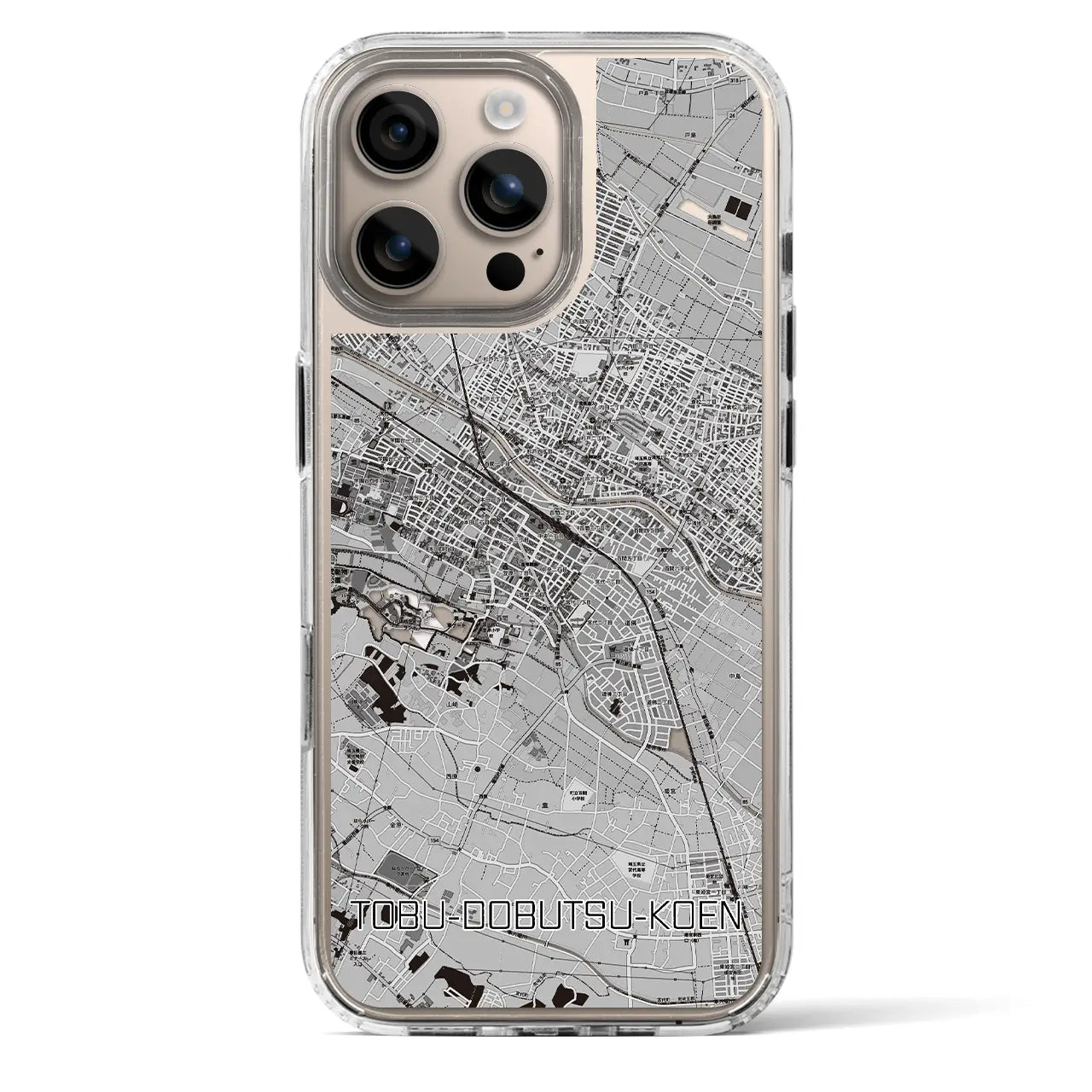 【東武動物公園(埼玉県)】地図柄iPhoneケース(MagSafeタイプ)