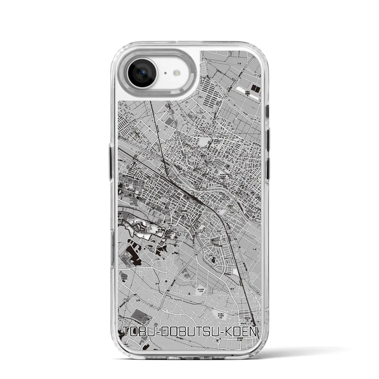 【東武動物公園(埼玉県)】地図柄iPhoneケース(MagSafeタイプ)