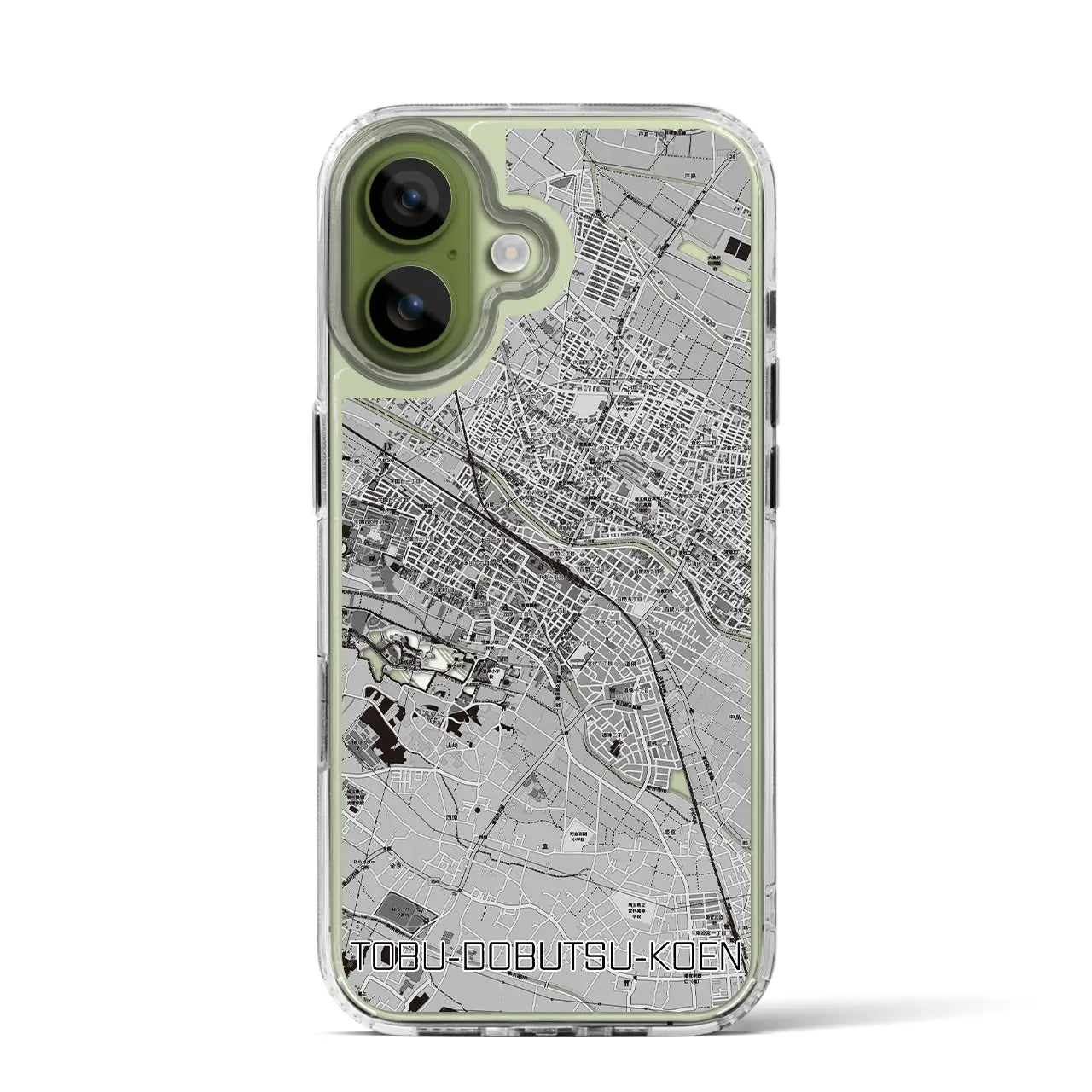 【東武動物公園(埼玉県)】地図柄iPhoneケース(MagSafeタイプ)