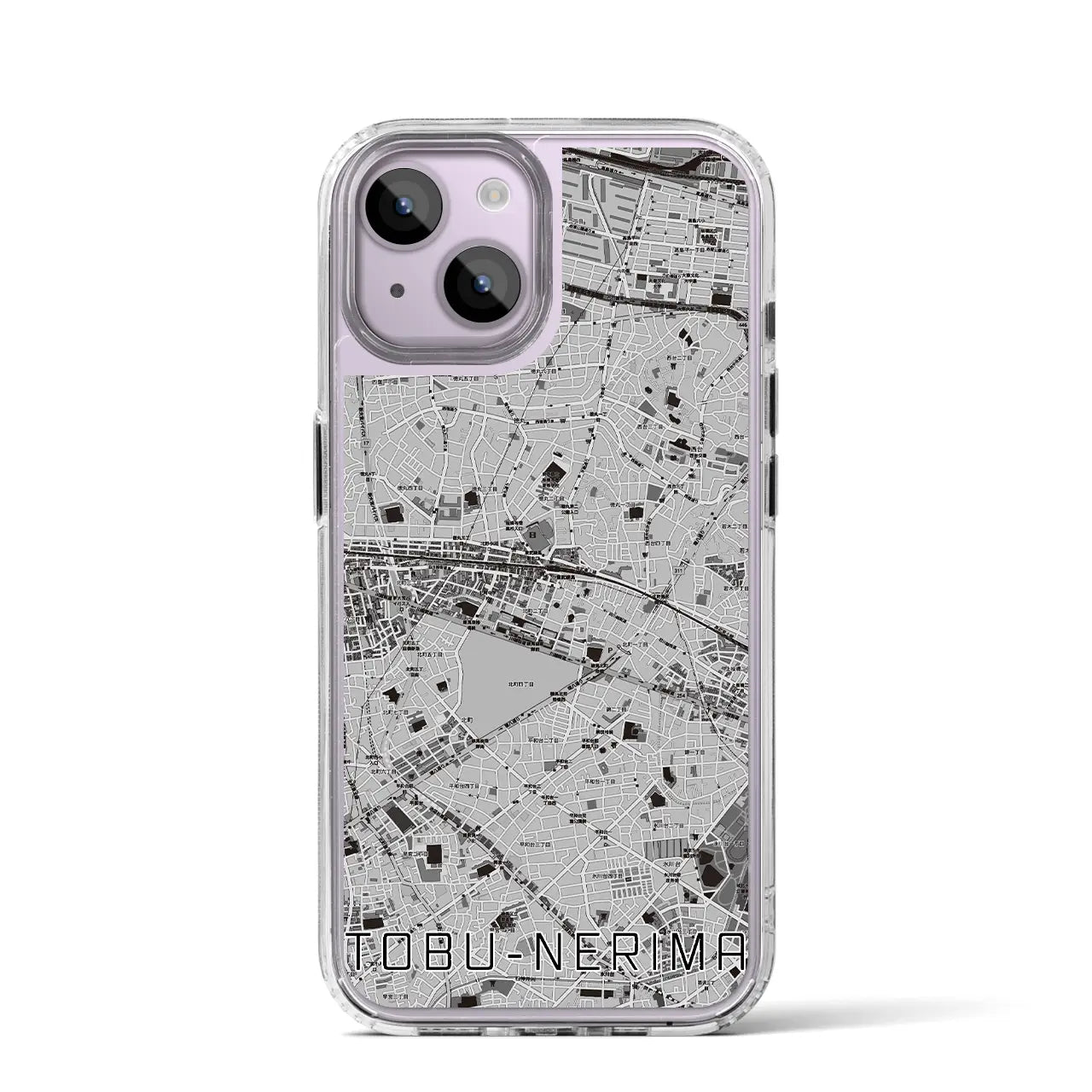 【東武練馬(東京都)】地図柄iPhoneケース(MagSafeタイプ)