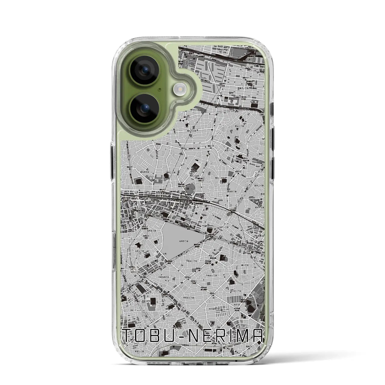 【東武練馬(東京都)】地図柄iPhoneケース(MagSafeタイプ)