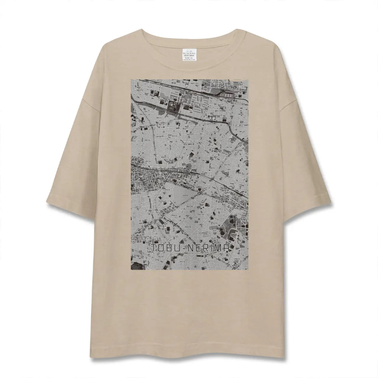 【東武練馬(東京都)】地図柄ビッグシルエットTシャツ