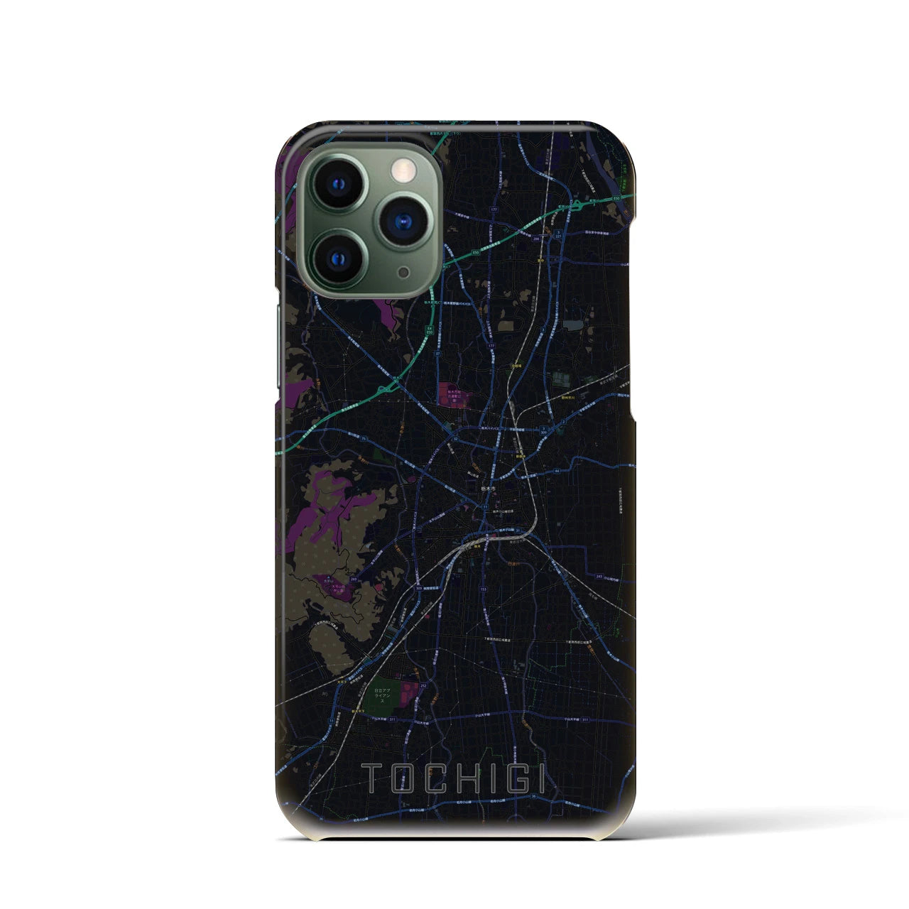 【栃木(栃木県)】地図柄iPhoneケース(バックカバータイプ)