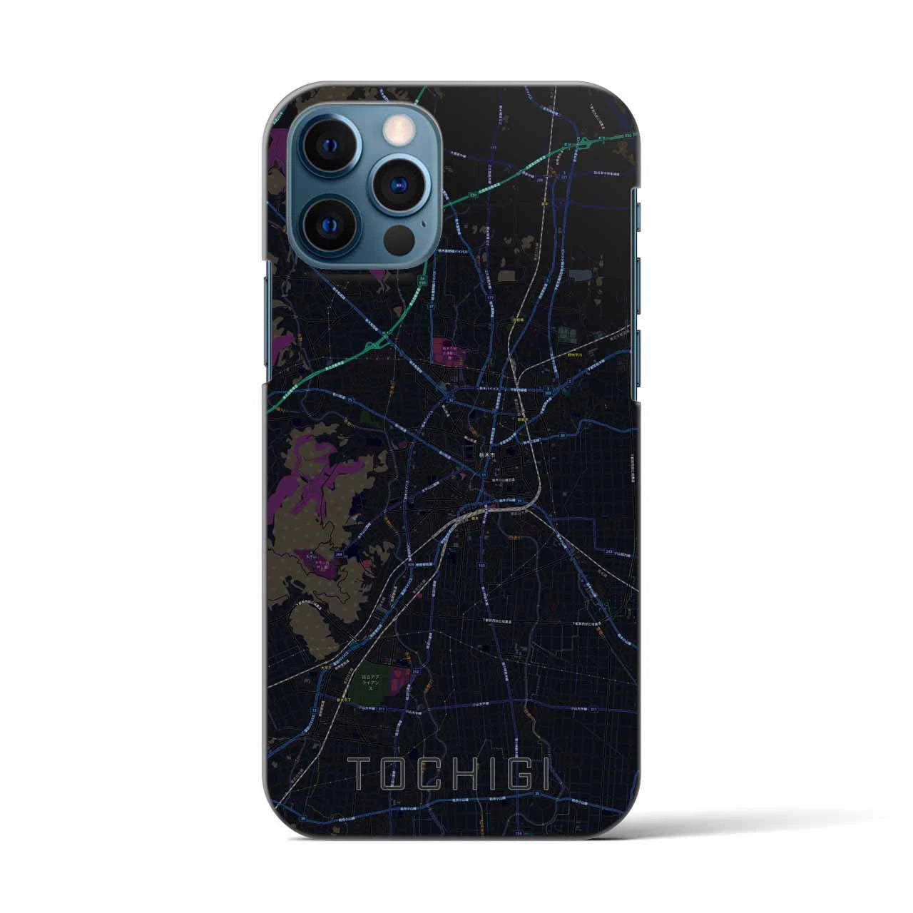 【栃木(栃木県)】地図柄iPhoneケース(バックカバータイプ)