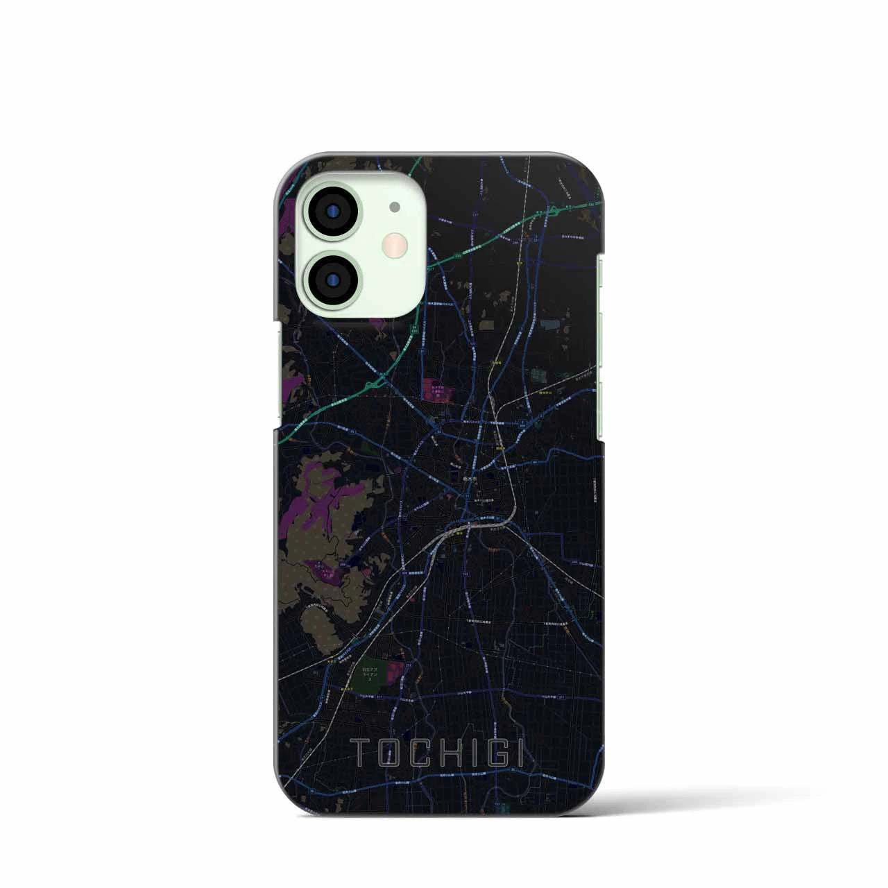 【栃木(栃木県)】地図柄iPhoneケース(バックカバータイプ)