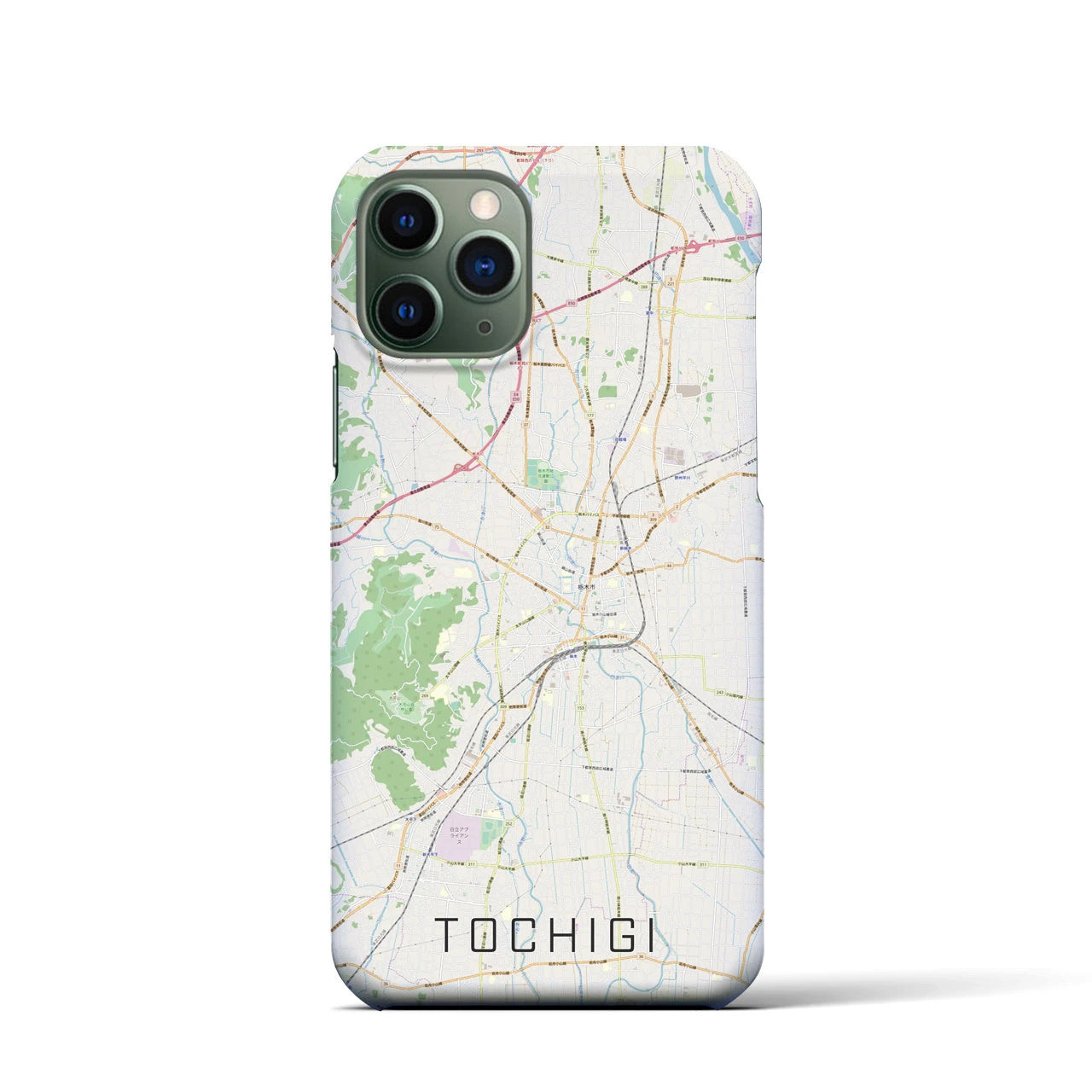 【栃木(栃木県)】地図柄iPhoneケース(バックカバータイプ)