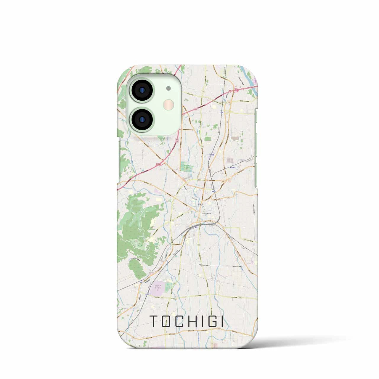 【栃木(栃木県)】地図柄iPhoneケース(バックカバータイプ)