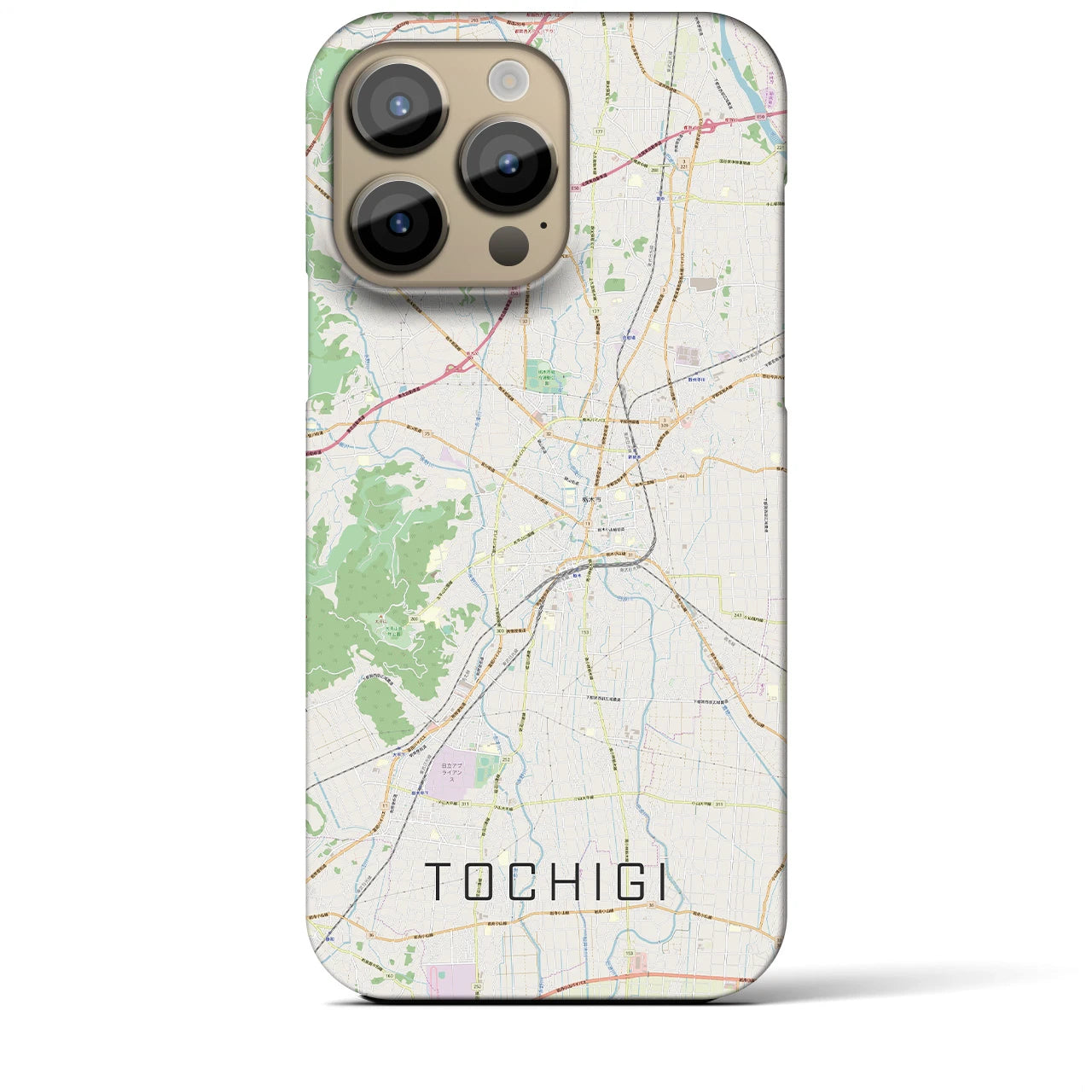 【栃木(栃木県)】地図柄iPhoneケース(バックカバータイプ)