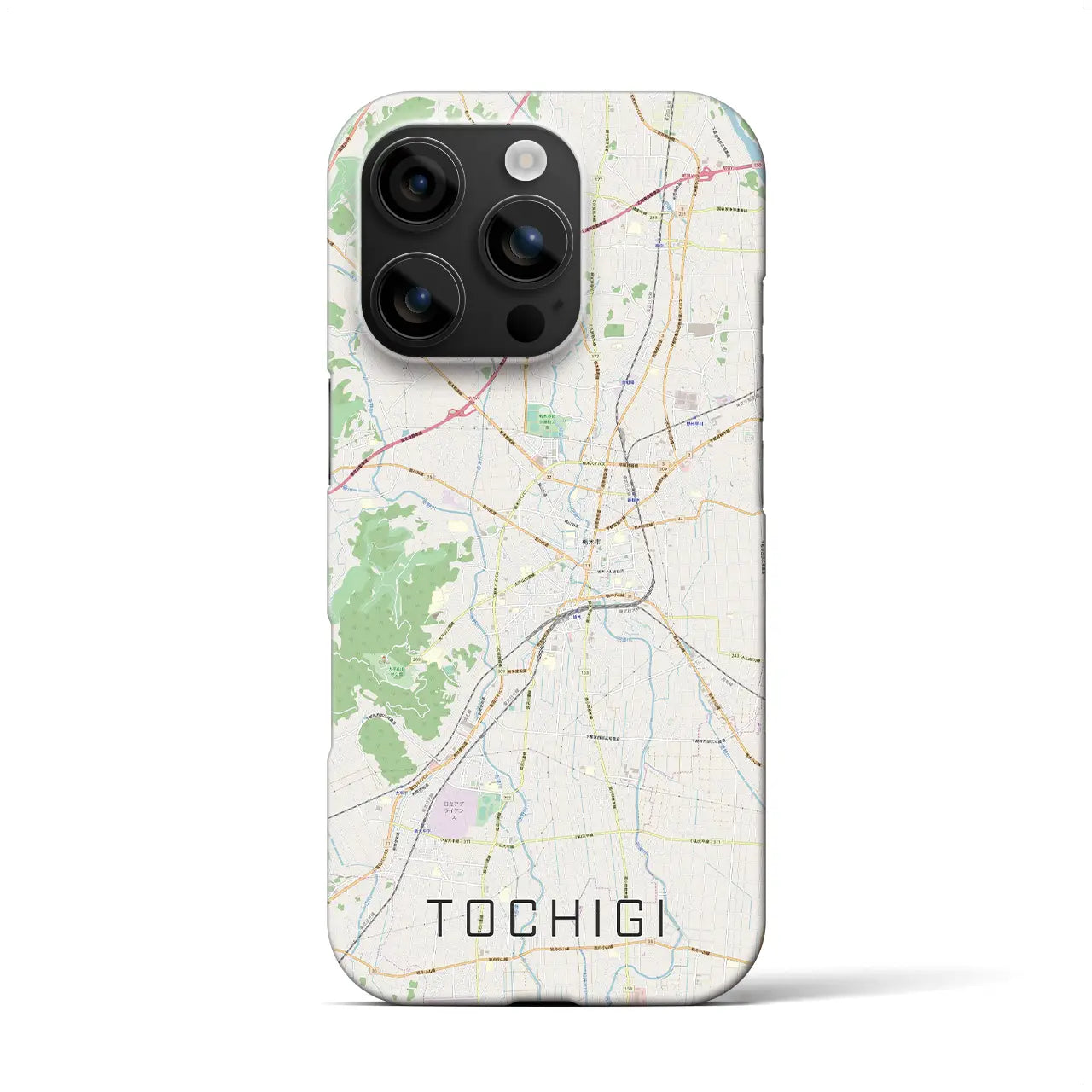 【栃木(栃木県)】地図柄iPhoneケース(バックカバータイプ)