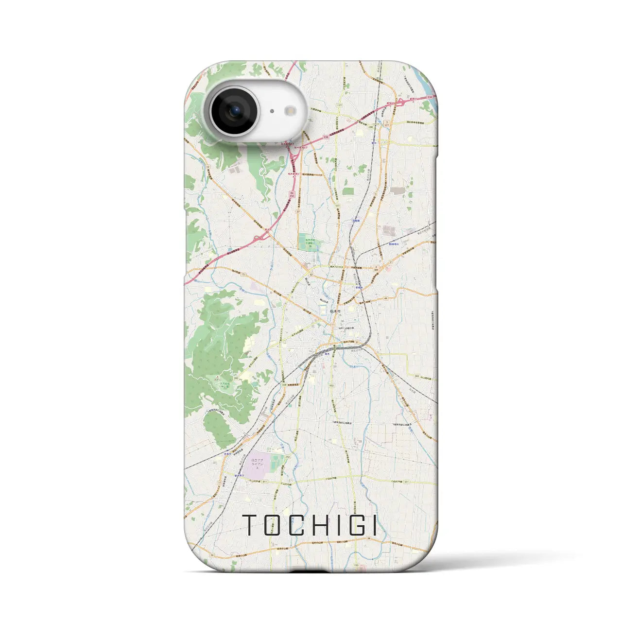 【栃木(栃木県)】地図柄iPhoneケース(バックカバータイプ)