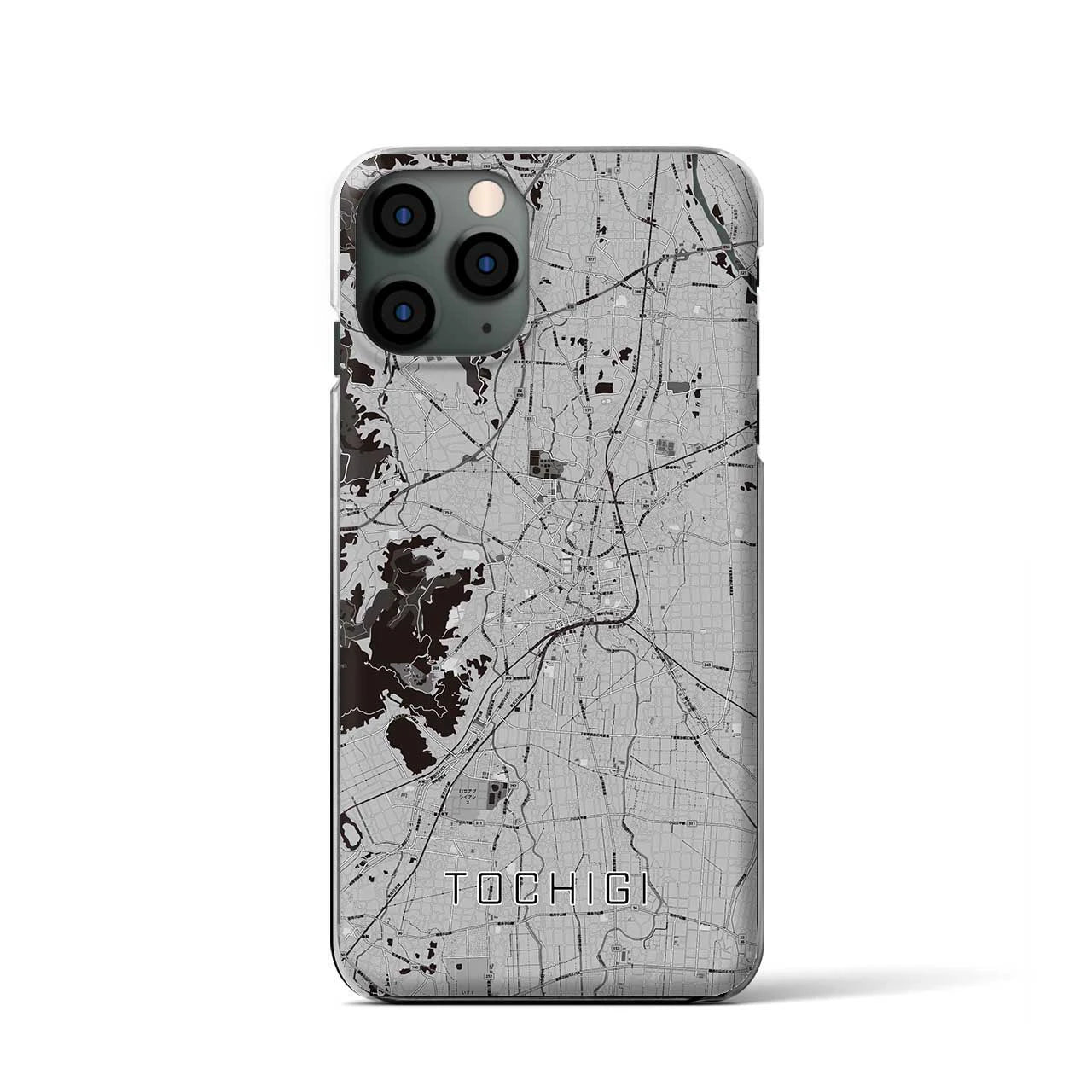 【栃木(栃木県)】地図柄iPhoneケース(クリアタイプ)