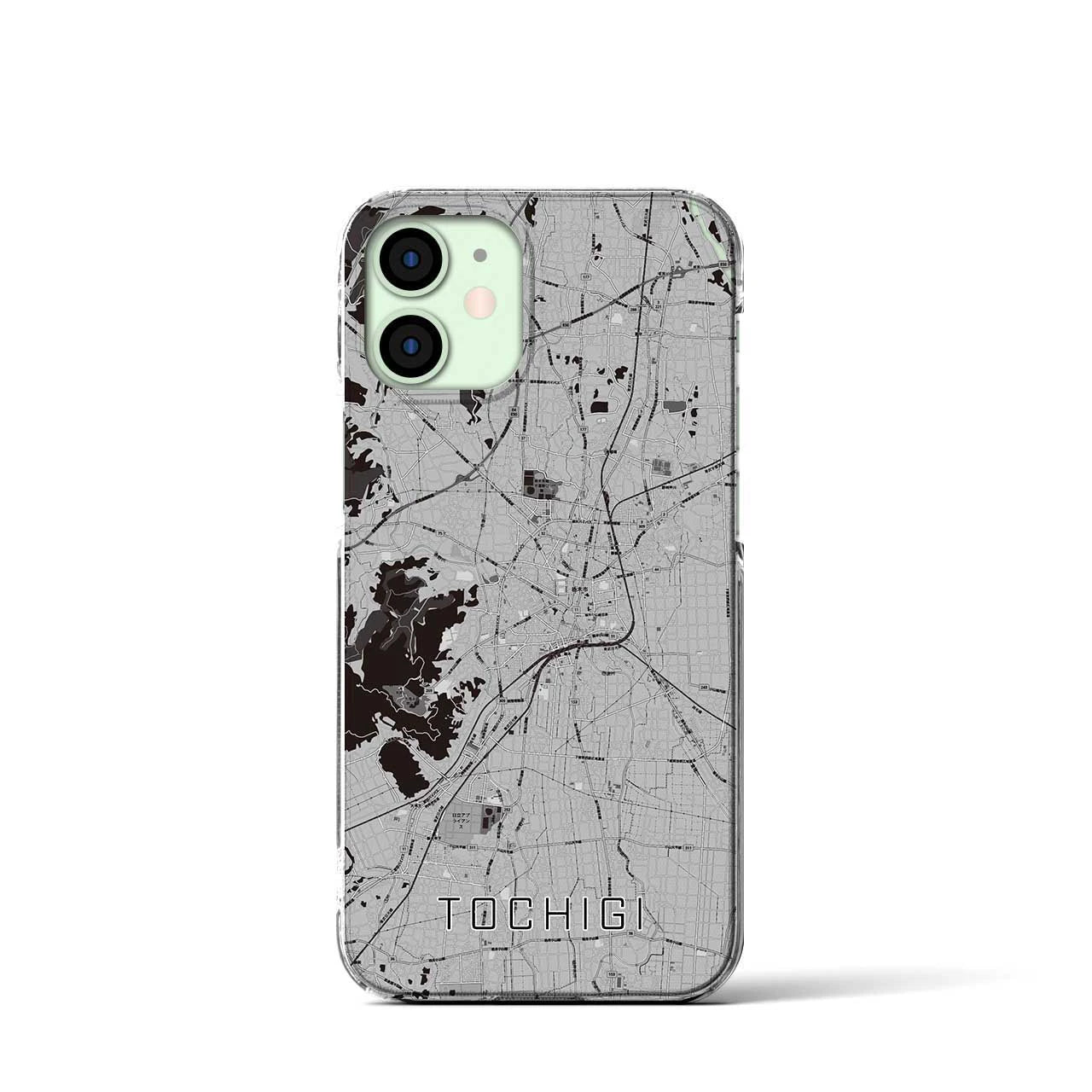 【栃木(栃木県)】地図柄iPhoneケース(クリアタイプ)