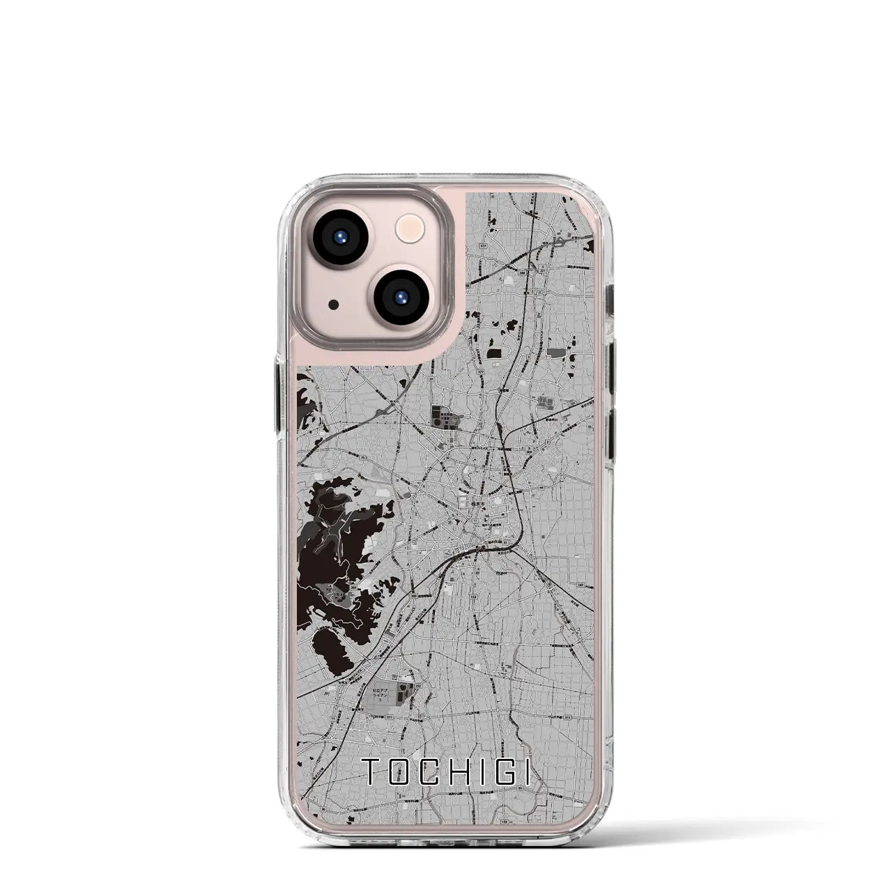 【栃木(栃木県)】地図柄iPhoneケース(MagSafeタイプ)