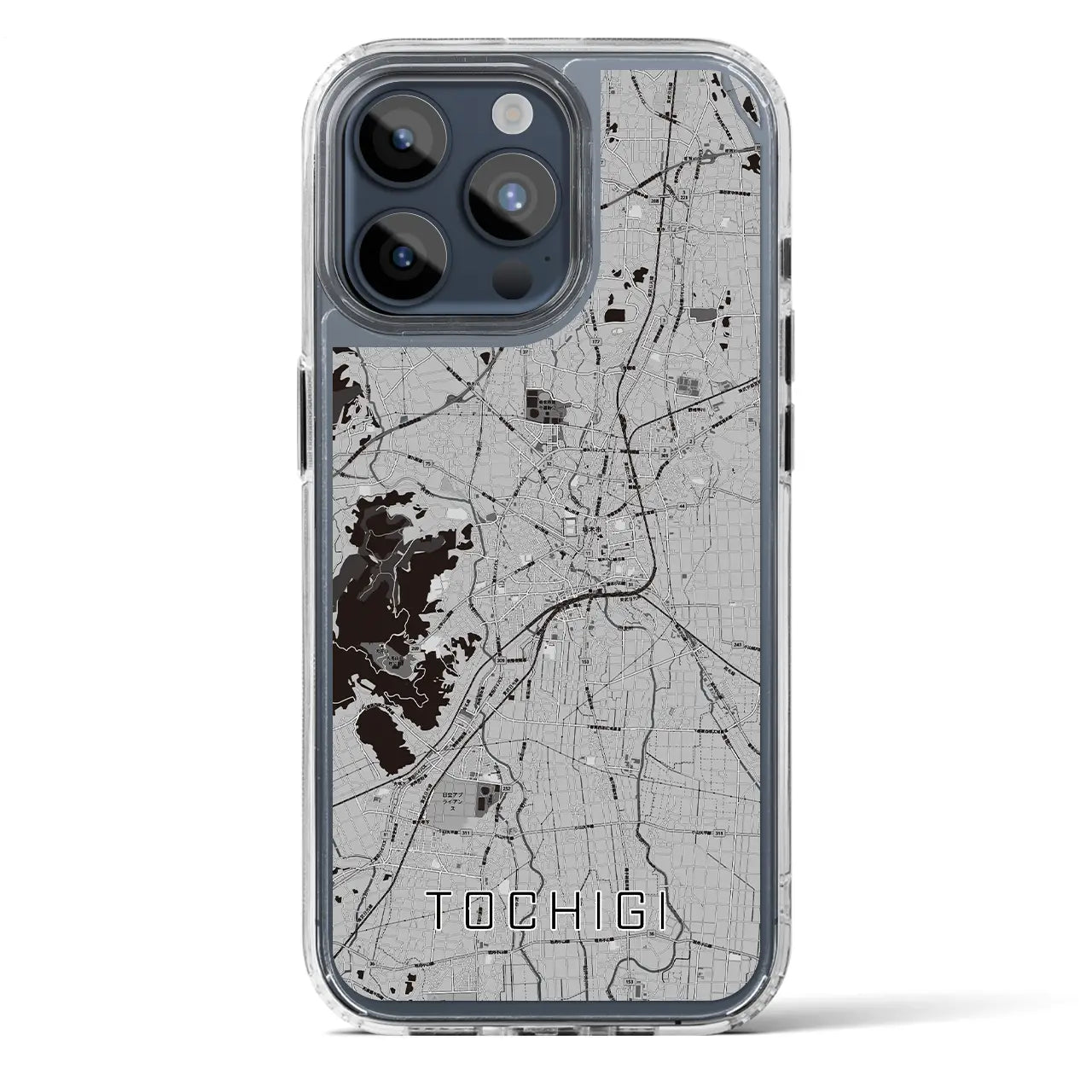 【栃木(栃木県)】地図柄iPhoneケース(MagSafeタイプ)