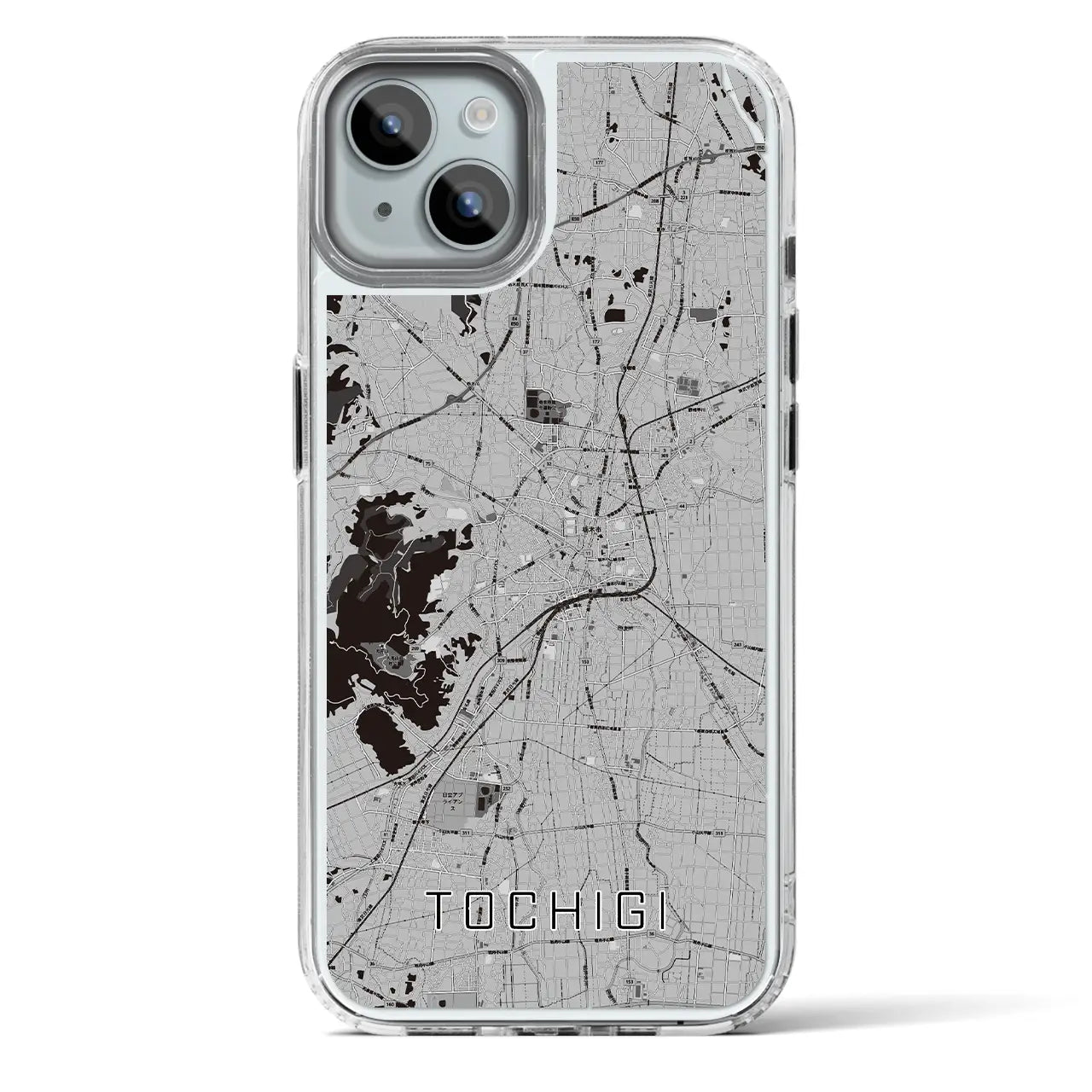 【栃木(栃木県)】地図柄iPhoneケース(MagSafeタイプ)