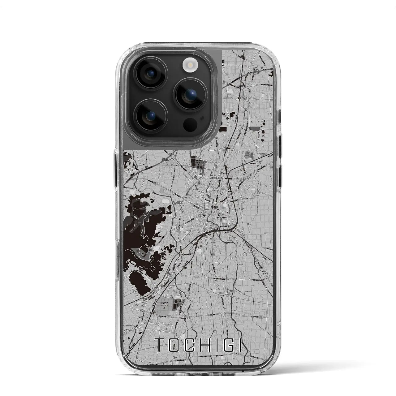 【栃木(栃木県)】地図柄iPhoneケース(MagSafeタイプ)