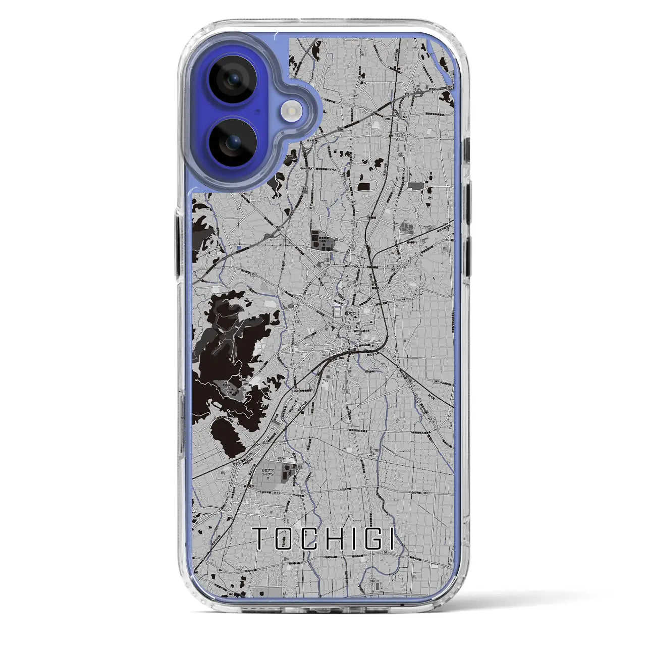 【栃木(栃木県)】地図柄iPhoneケース(MagSafeタイプ)