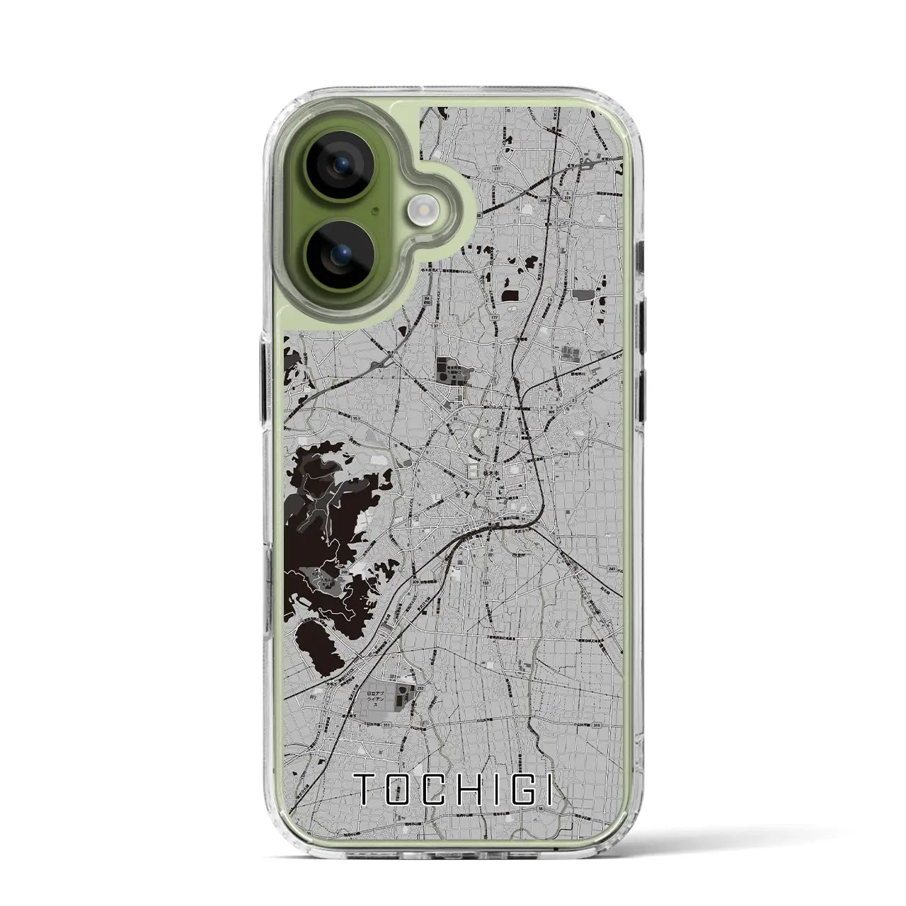 【栃木(栃木県)】地図柄iPhoneケース(MagSafeタイプ)
