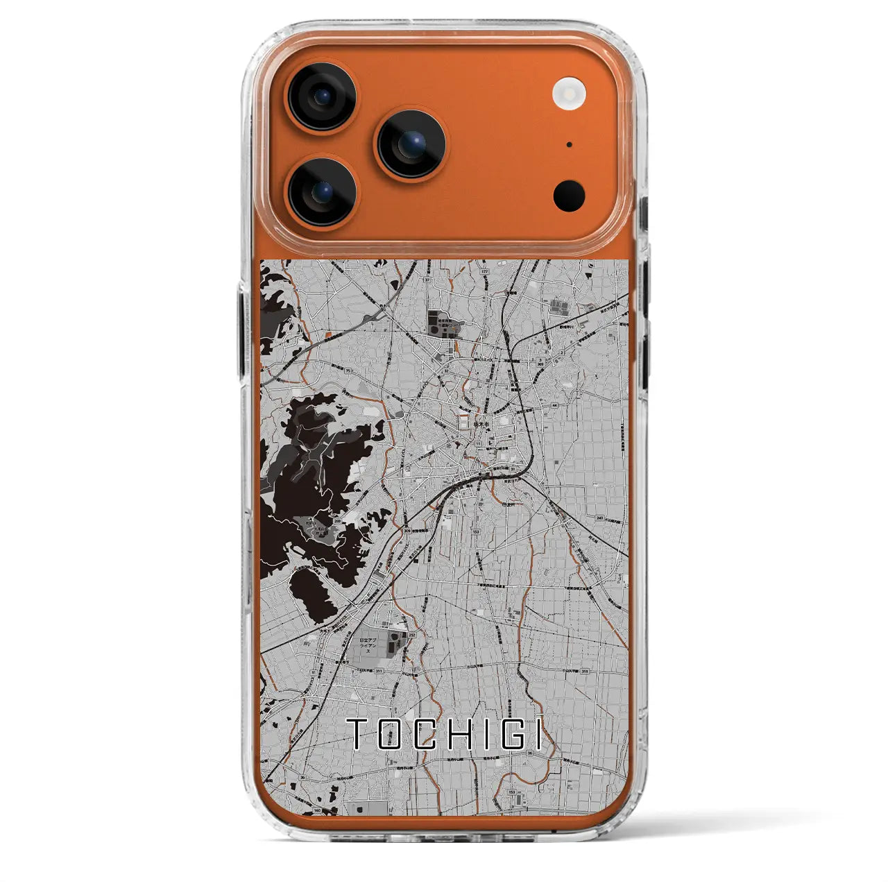 【栃木(栃木県)】地図柄iPhoneケース(MagSafeタイプ)