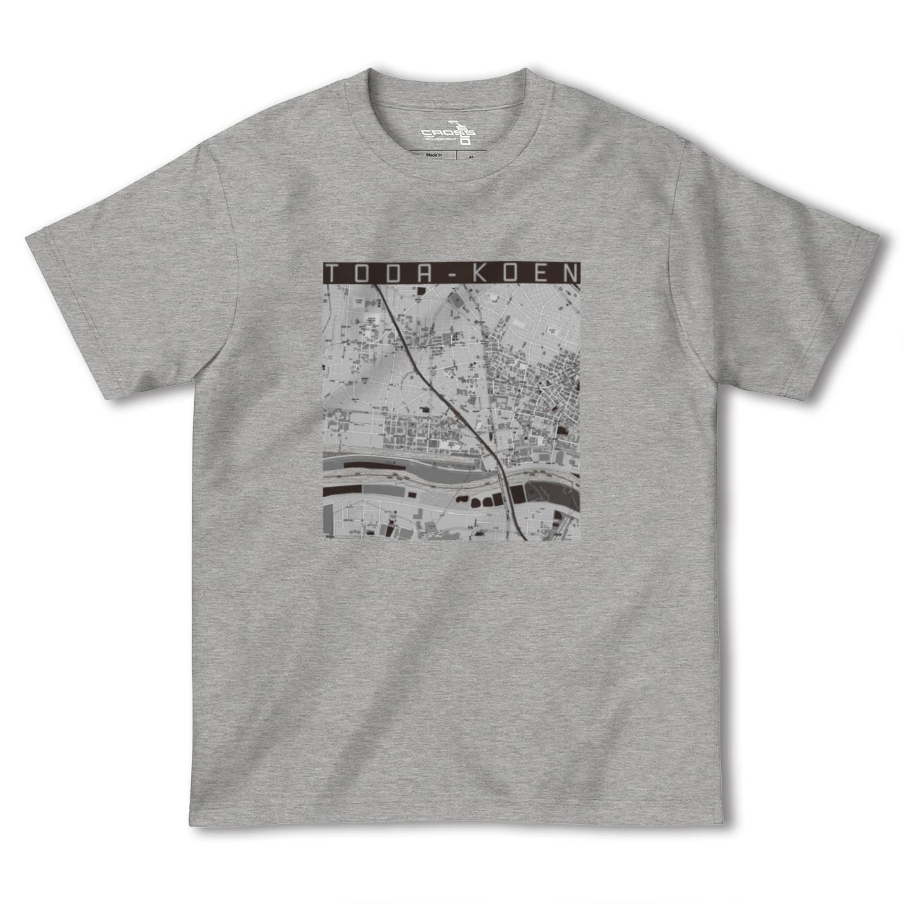【戸田公園(埼玉県)】地図柄ヘビーウェイトTシャツ