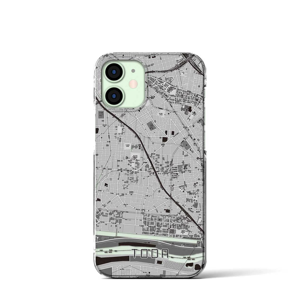 【戸田(埼玉県)】地図柄iPhoneケース(クリアタイプ)