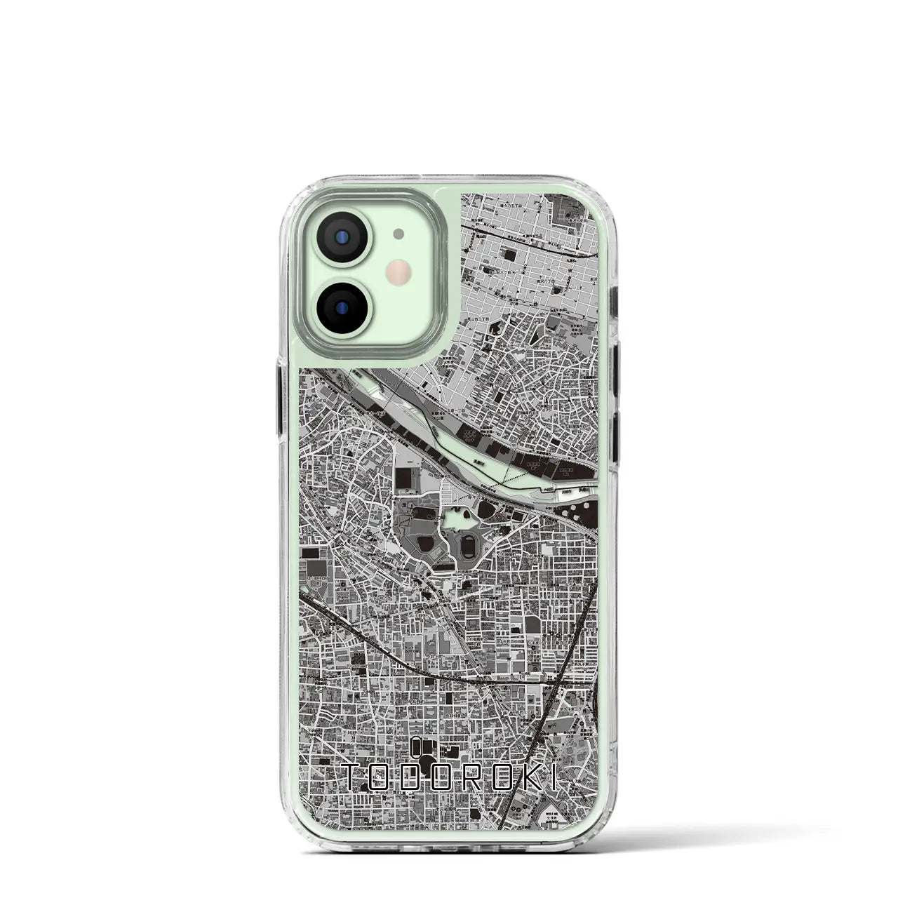 【等々力(神奈川県)】地図柄iPhoneケース(MagSafeタイプ)
