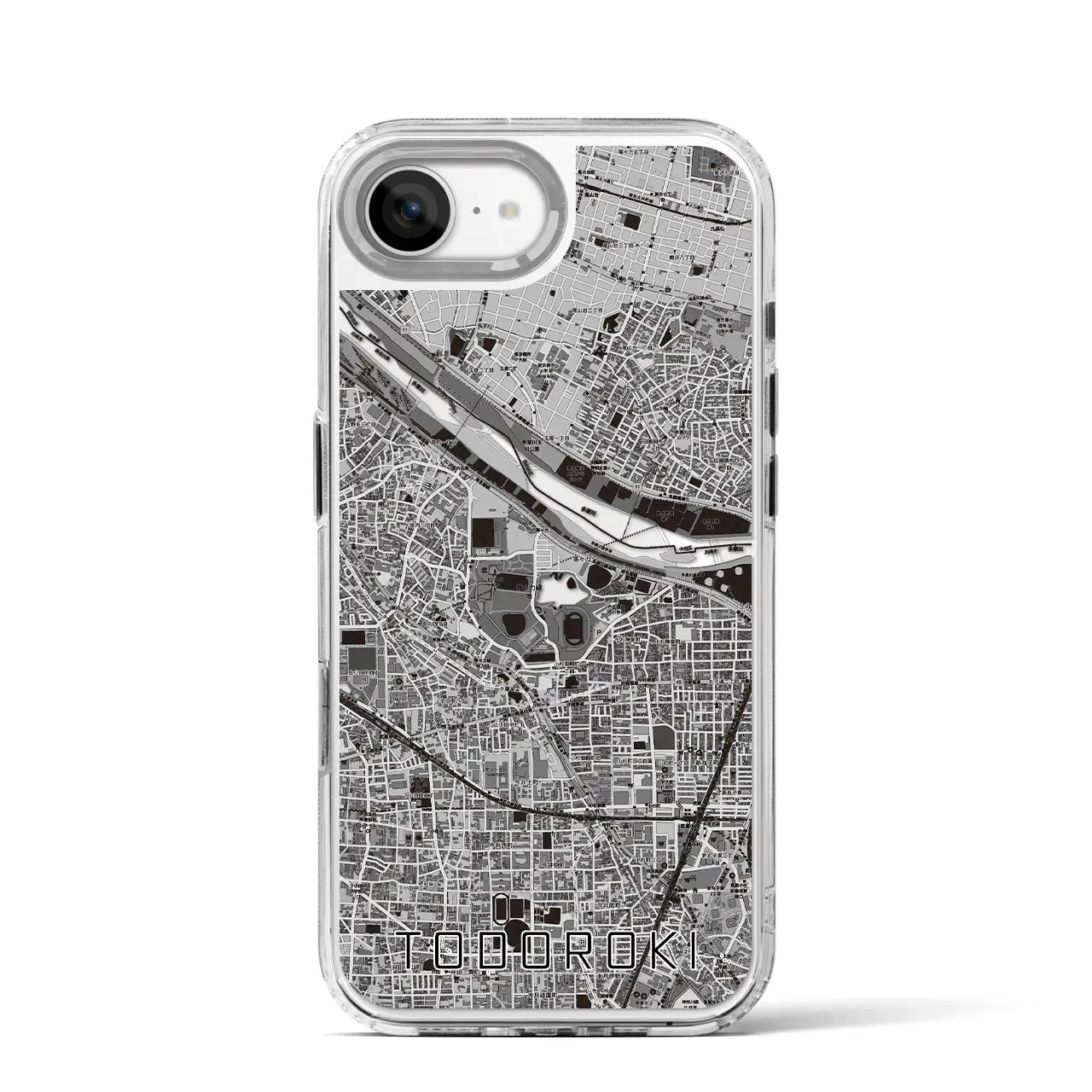 【等々力(神奈川県)】地図柄iPhoneケース(MagSafeタイプ)