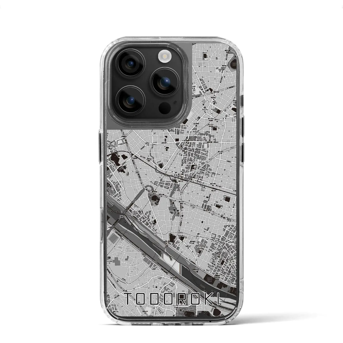 【等々力(東京都)】地図柄iPhoneケース(MagSafeタイプ)