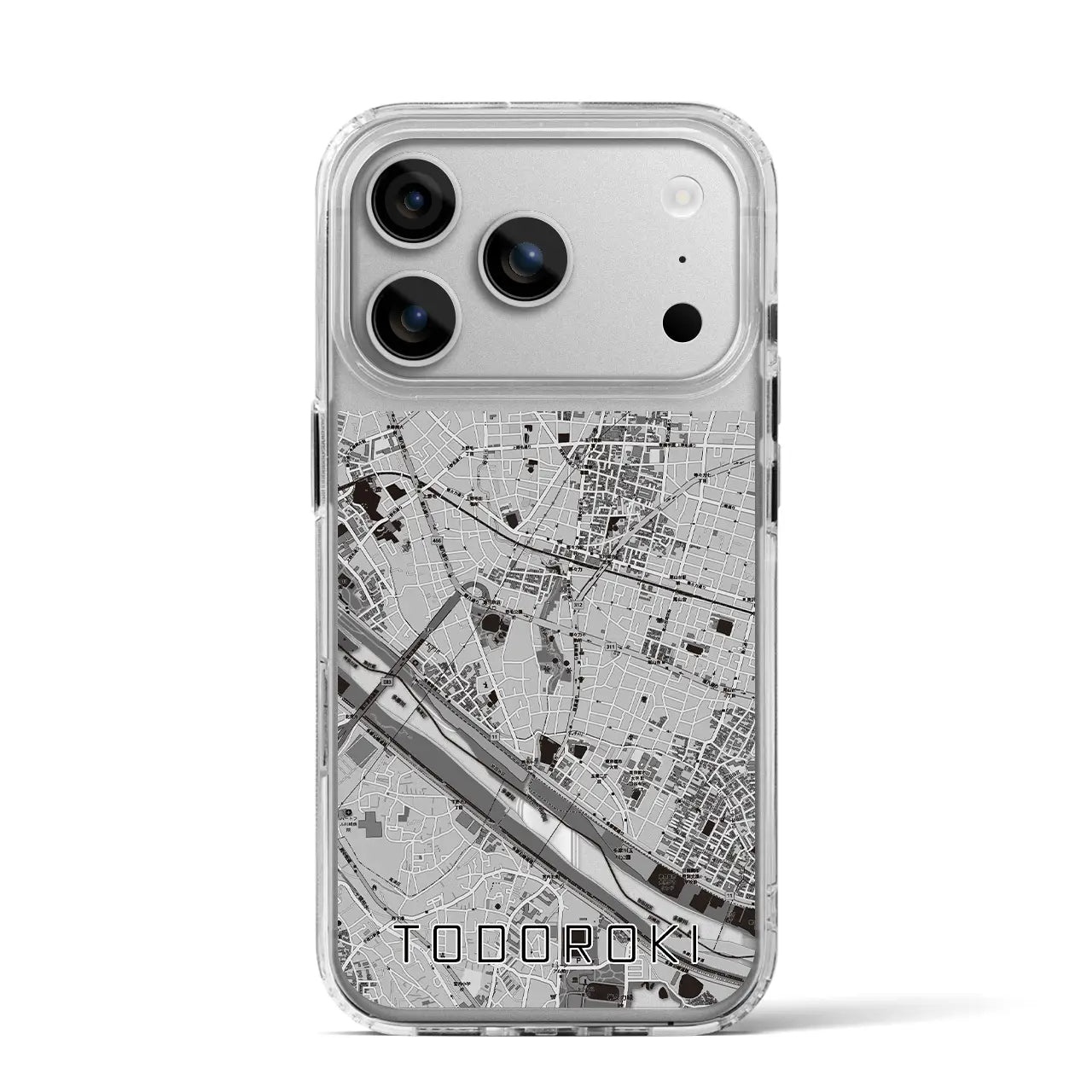 【等々力(東京都)】地図柄iPhoneケース(MagSafeタイプ)