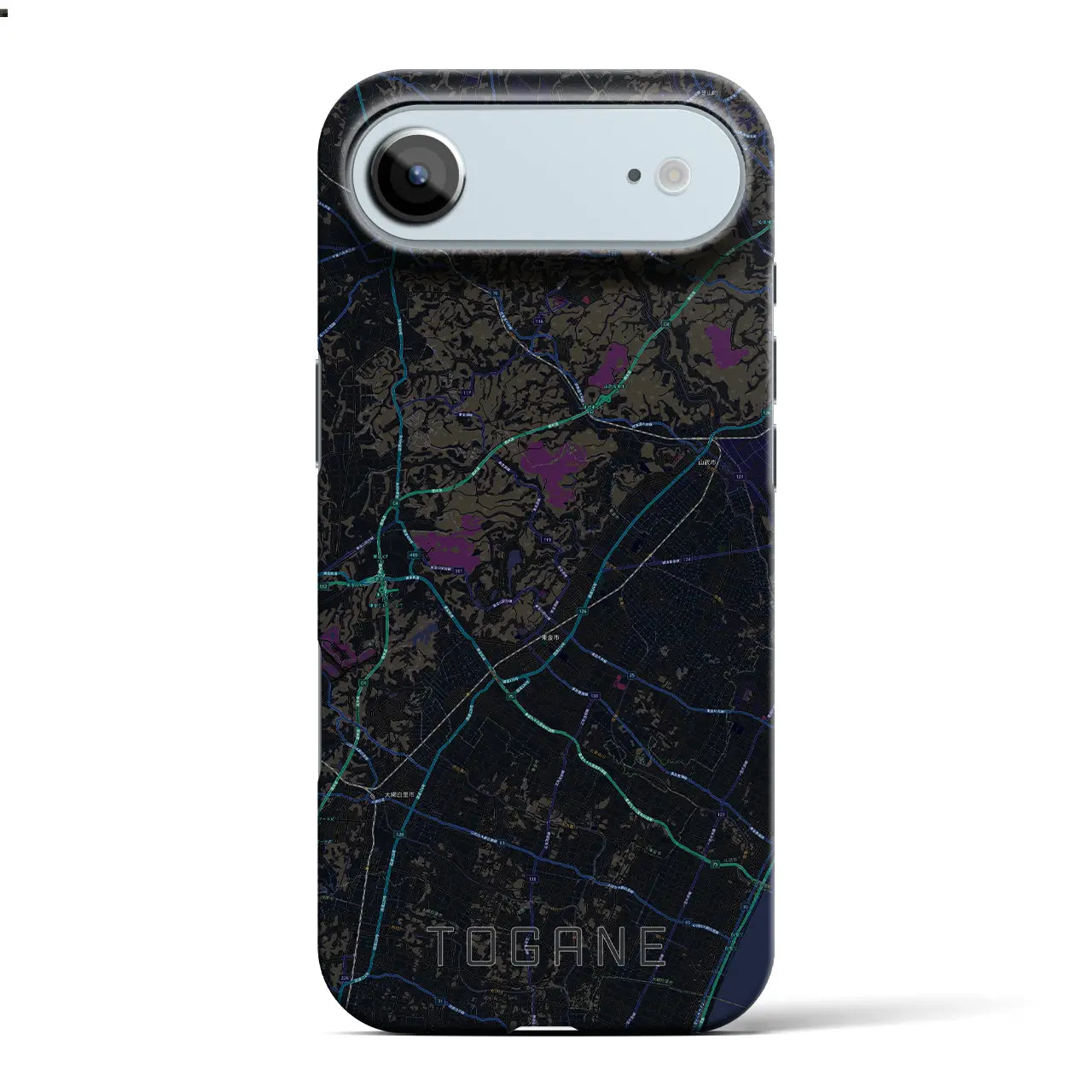 【東金(千葉県)】地図柄iPhoneケース(バックカバータイプ)