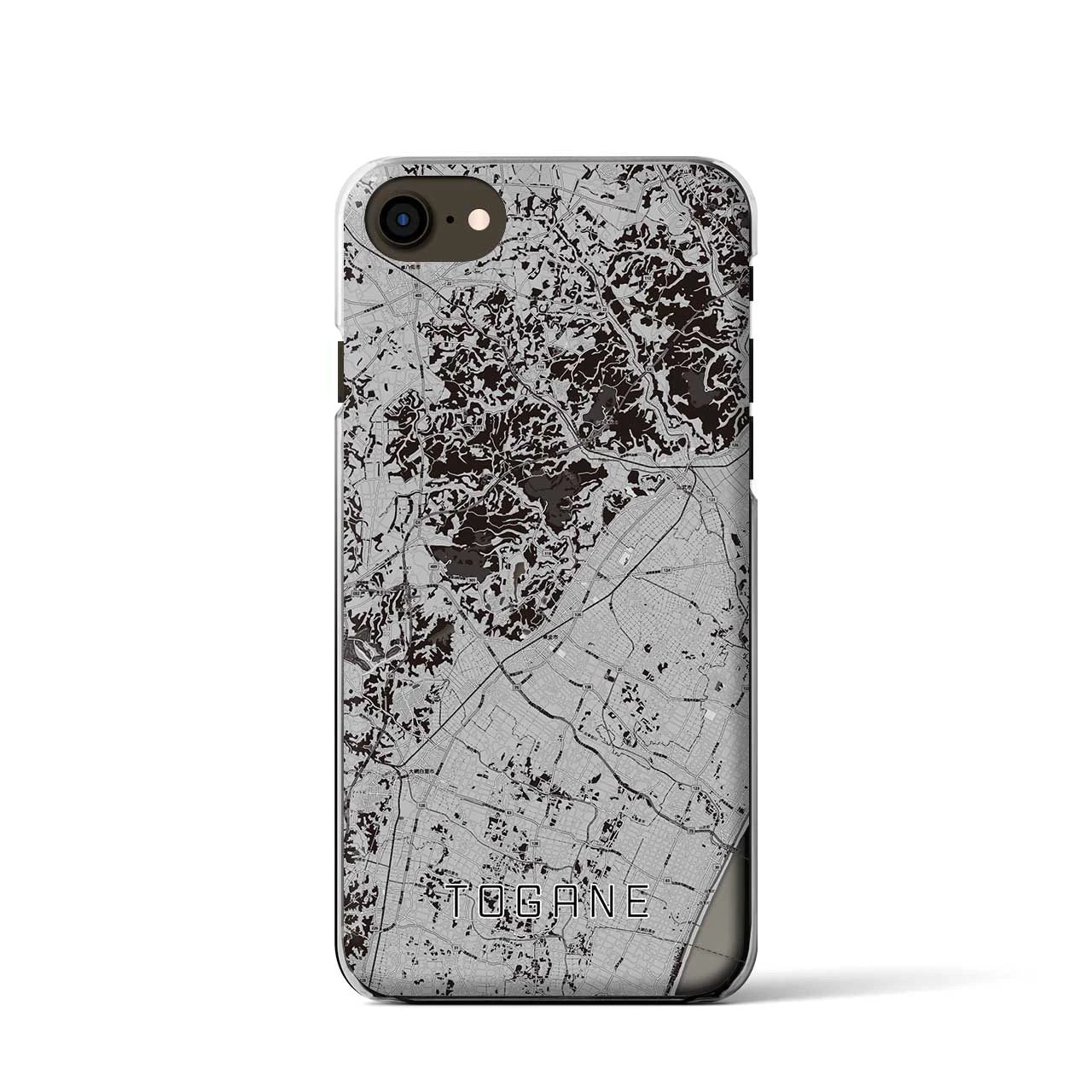 【東金(千葉県)】地図柄iPhoneケース(クリアタイプ)