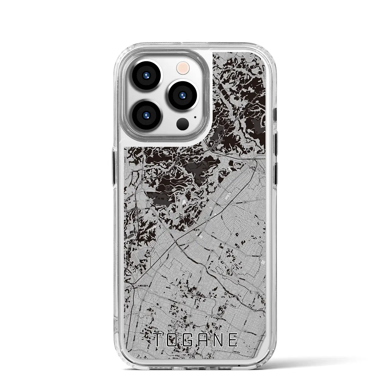 【東金(千葉県)】地図柄iPhoneケース(MagSafeタイプ)