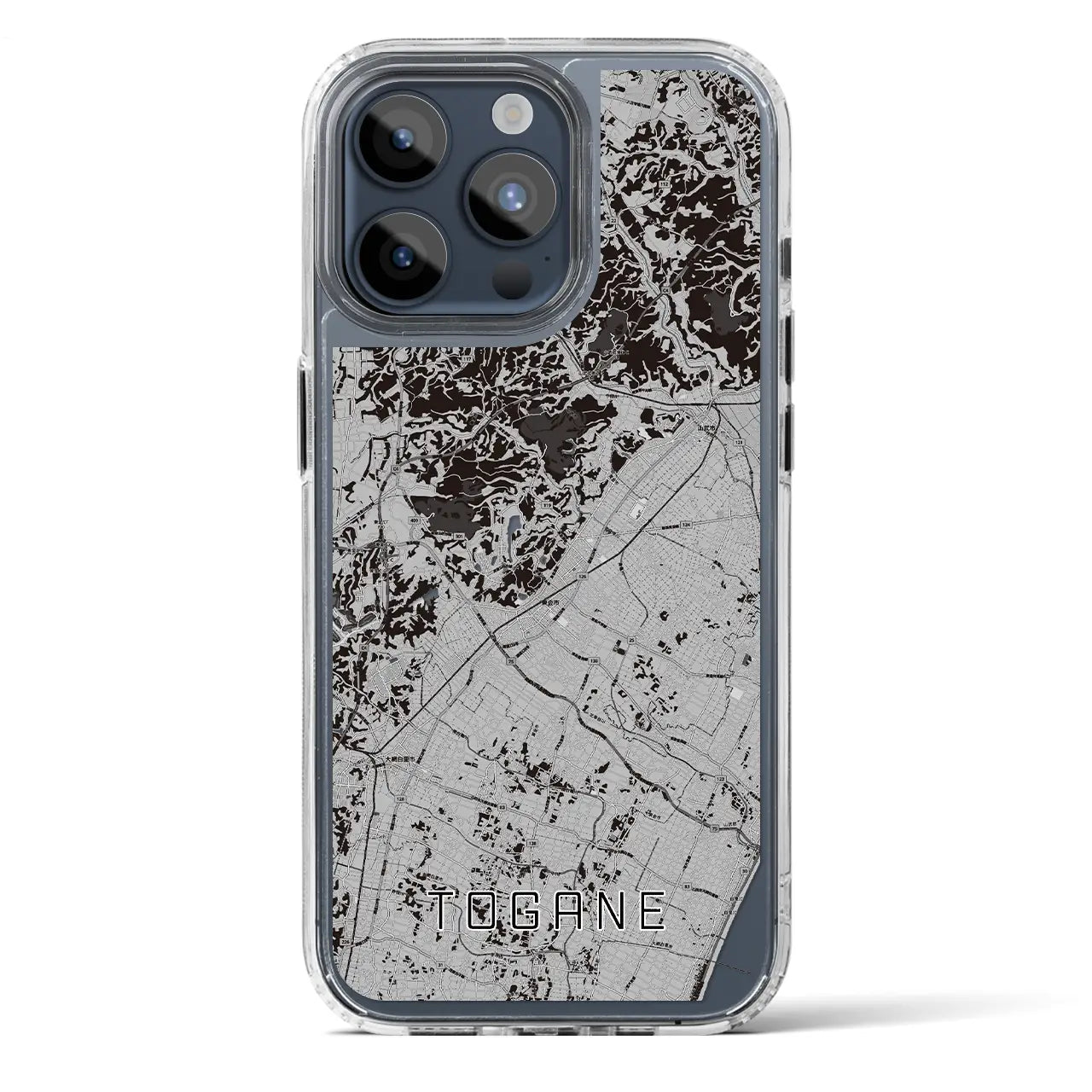 【東金(千葉県)】地図柄iPhoneケース(MagSafeタイプ)