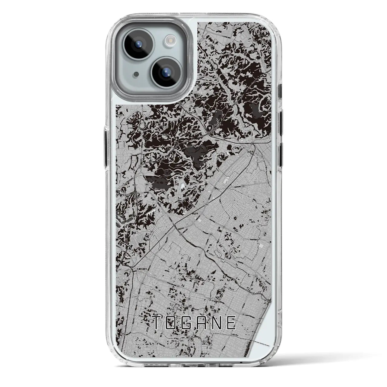 【東金(千葉県)】地図柄iPhoneケース(MagSafeタイプ)