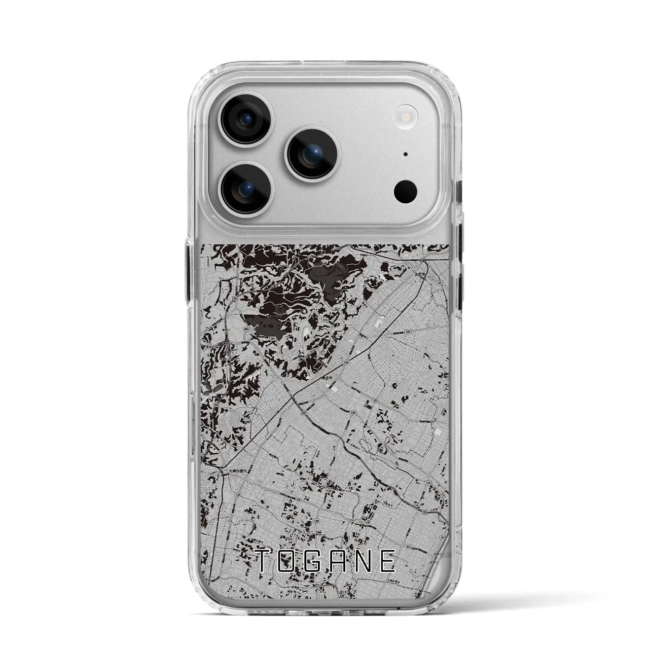 【東金(千葉県)】地図柄iPhoneケース(MagSafeタイプ)