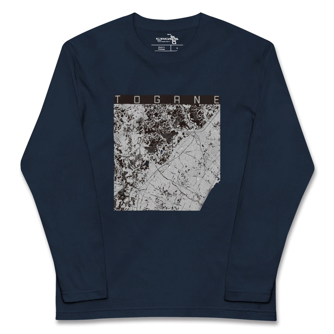 【東金(千葉県)】地図柄ロングスリーブTシャツ