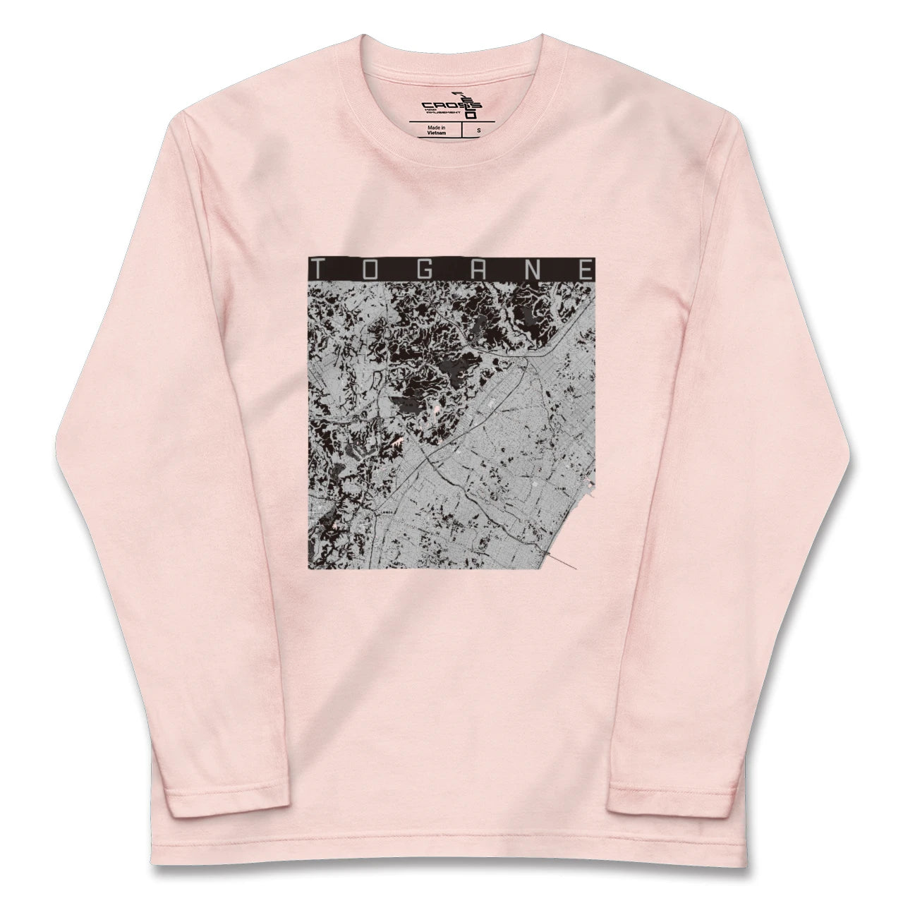【東金(千葉県)】地図柄ロングスリーブTシャツ