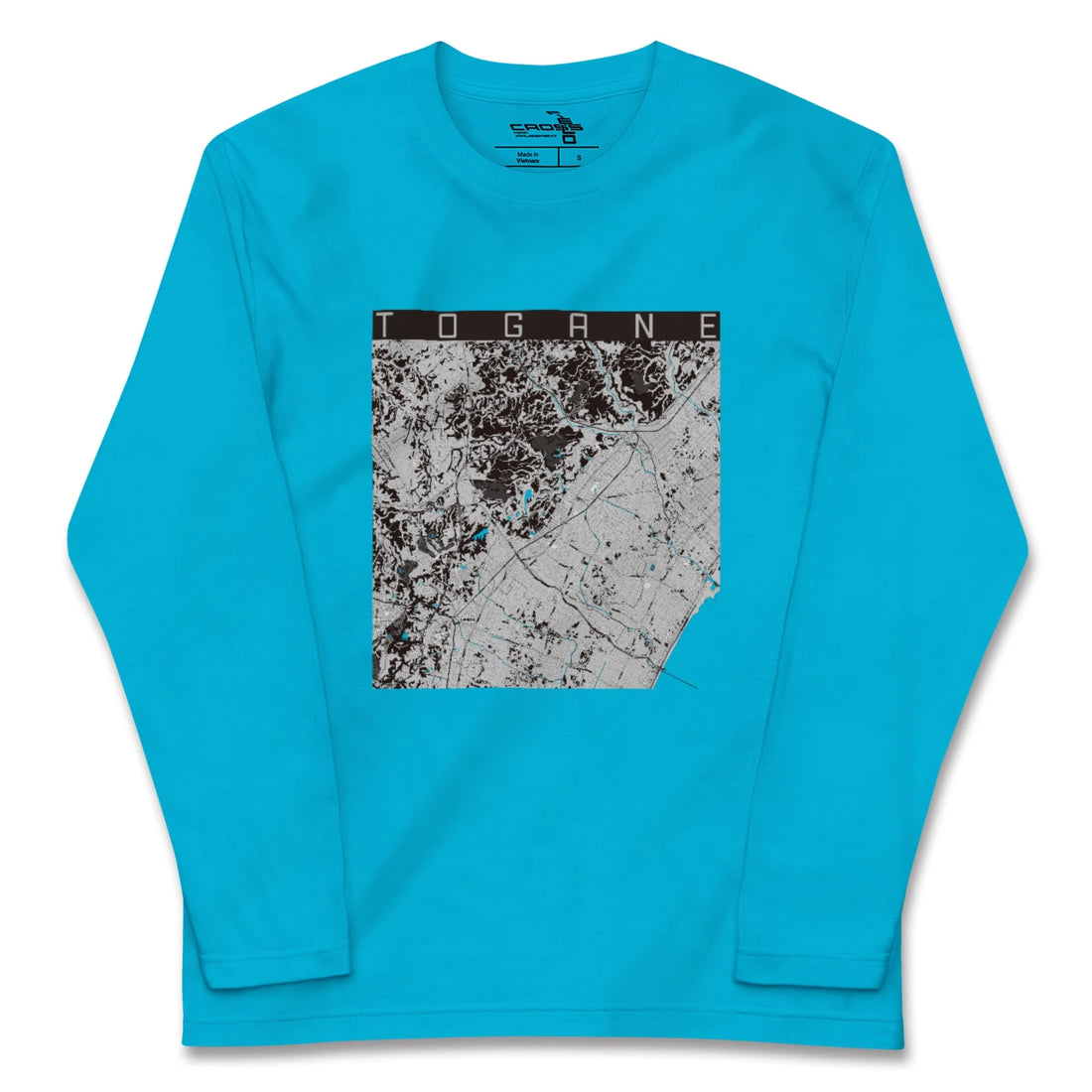 【東金(千葉県)】地図柄ロングスリーブTシャツ