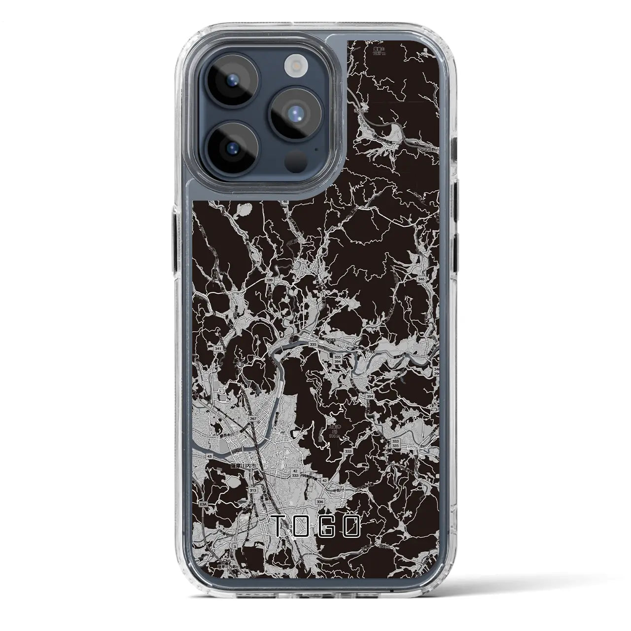 【東郷(鹿児島県)】地図柄iPhoneケース(MagSafeタイプ)