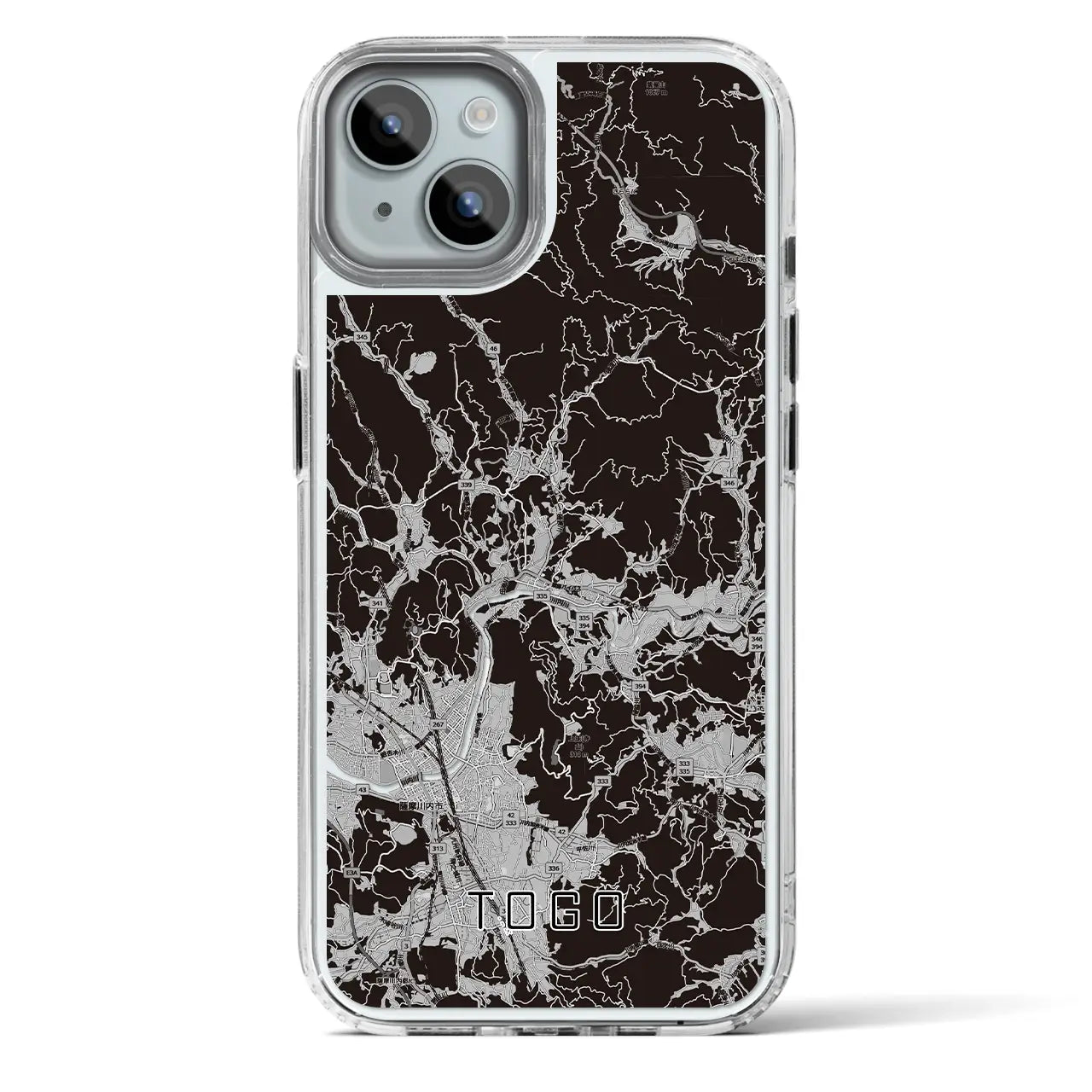 【東郷(鹿児島県)】地図柄iPhoneケース(MagSafeタイプ)