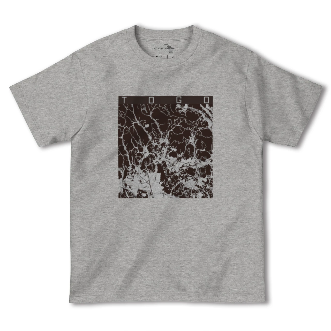 【東郷(鹿児島県)(鹿児島県)】地図柄ヘビーウェイトTシャツ