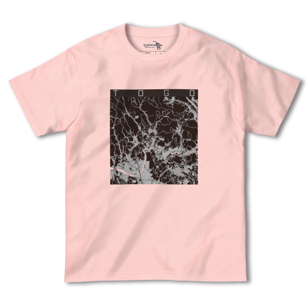 【東郷(鹿児島県)(鹿児島県)】地図柄ヘビーウェイトTシャツ