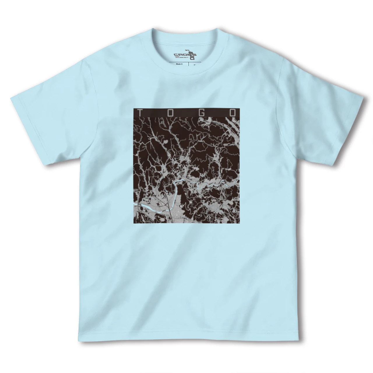 【東郷(鹿児島県)(鹿児島県)】地図柄ヘビーウェイトTシャツ