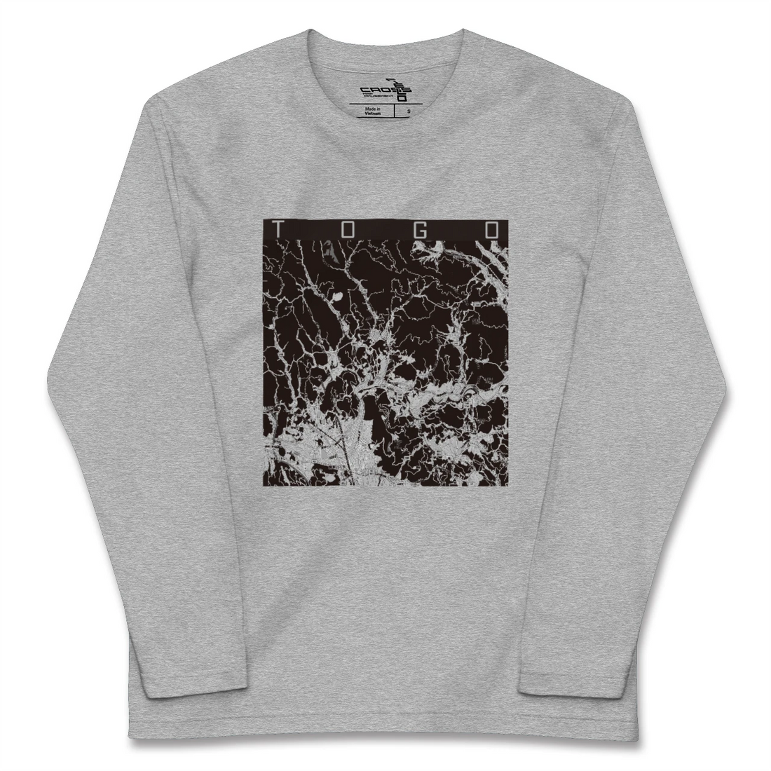 【東郷(鹿児島県)(鹿児島県)】地図柄ロングスリーブTシャツ