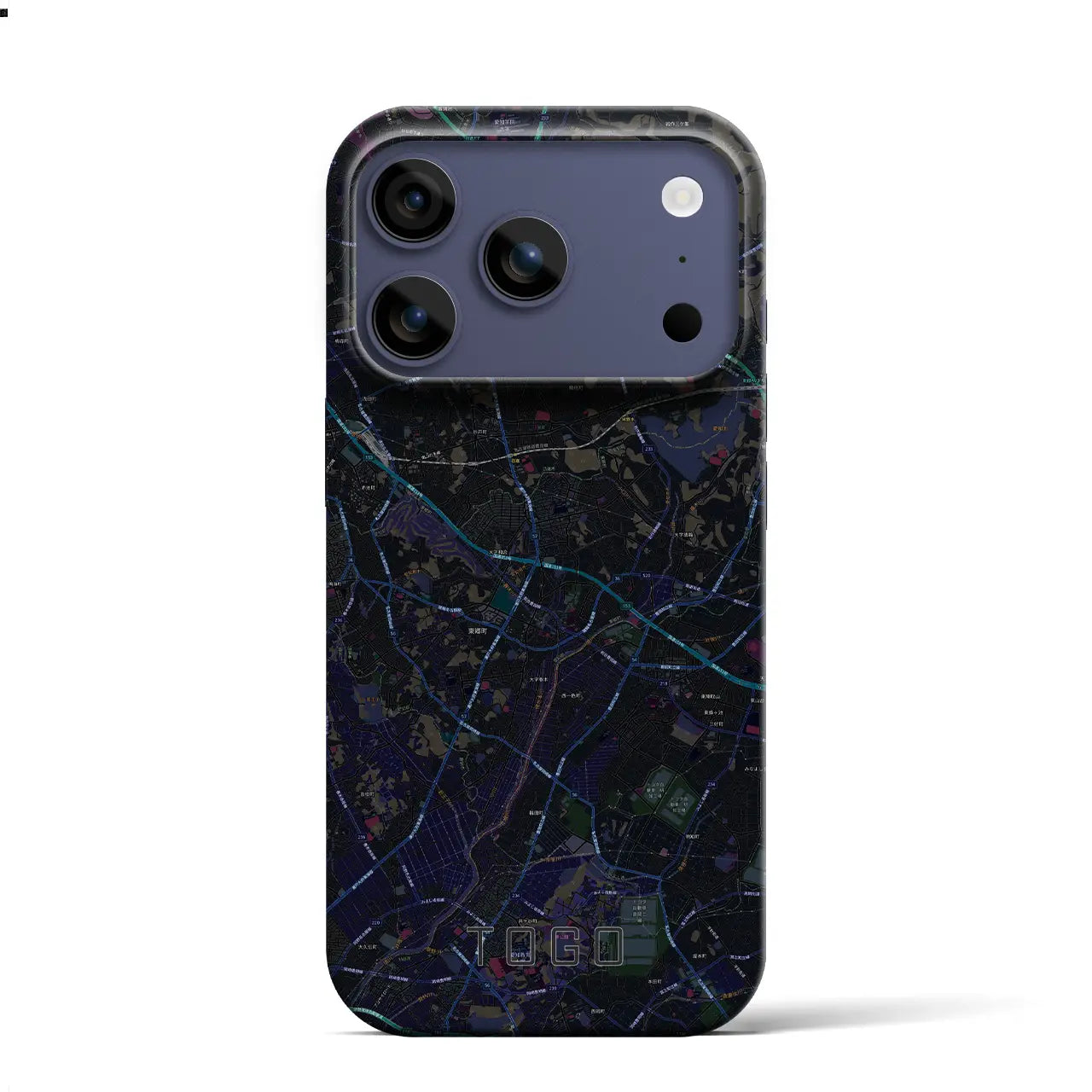 【東郷(愛知県)】地図柄iPhoneケース(バックカバータイプ)