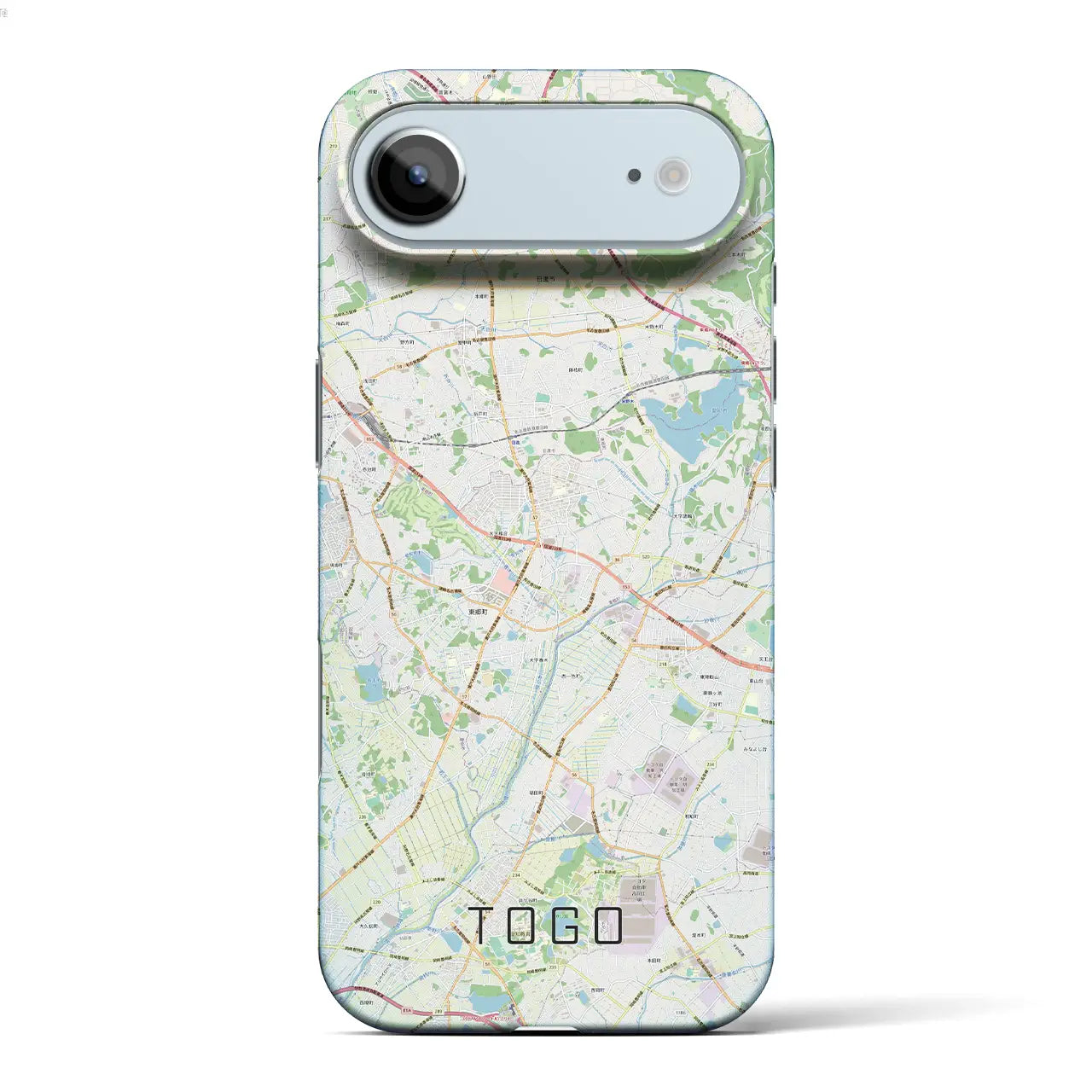 【東郷(愛知県)】地図柄iPhoneケース(バックカバータイプ)